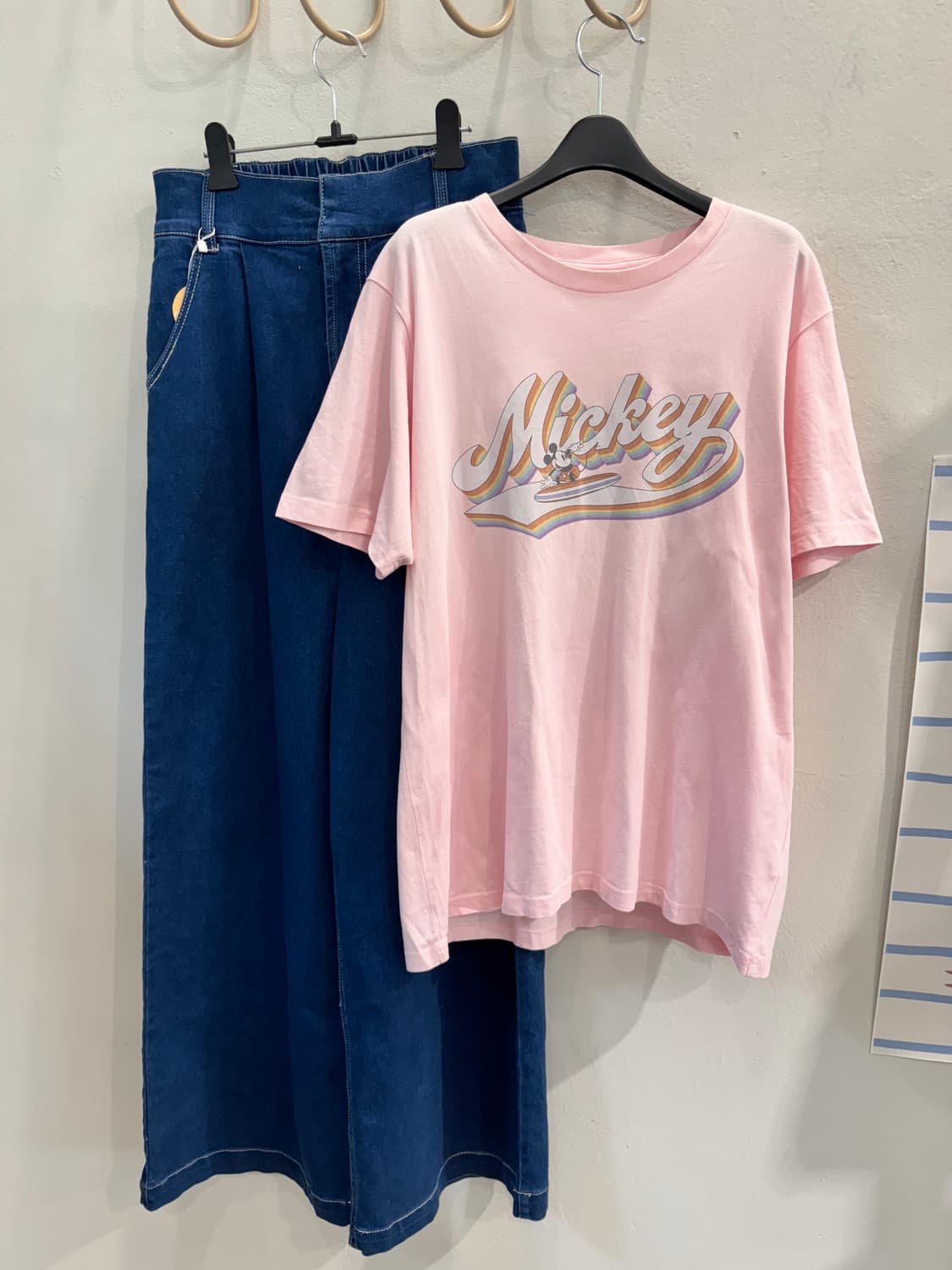 japan GU x 디즈니 콜라보 반팔티 상품이미지1