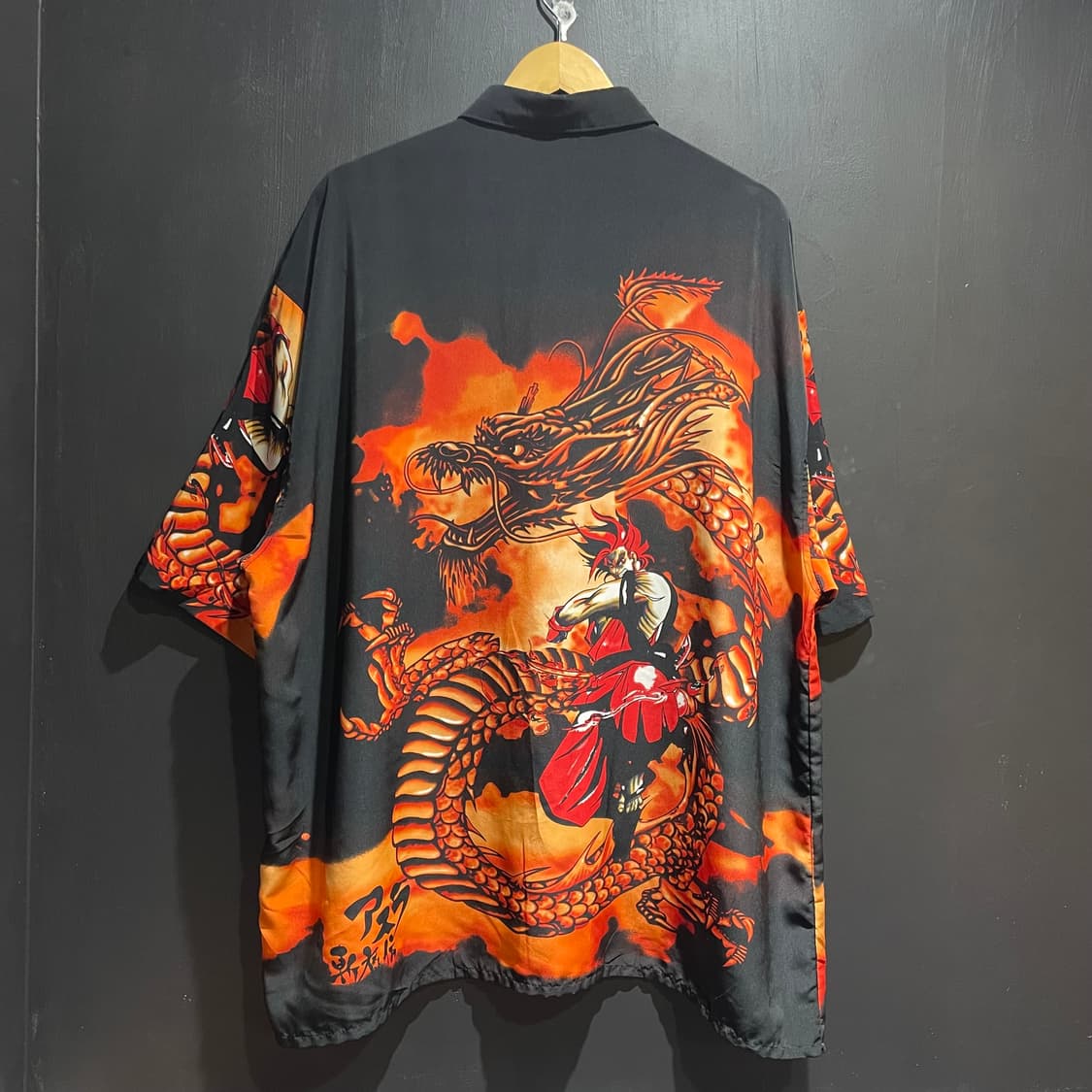 카툰 풀오버 플레임셔츠 상품이미지8