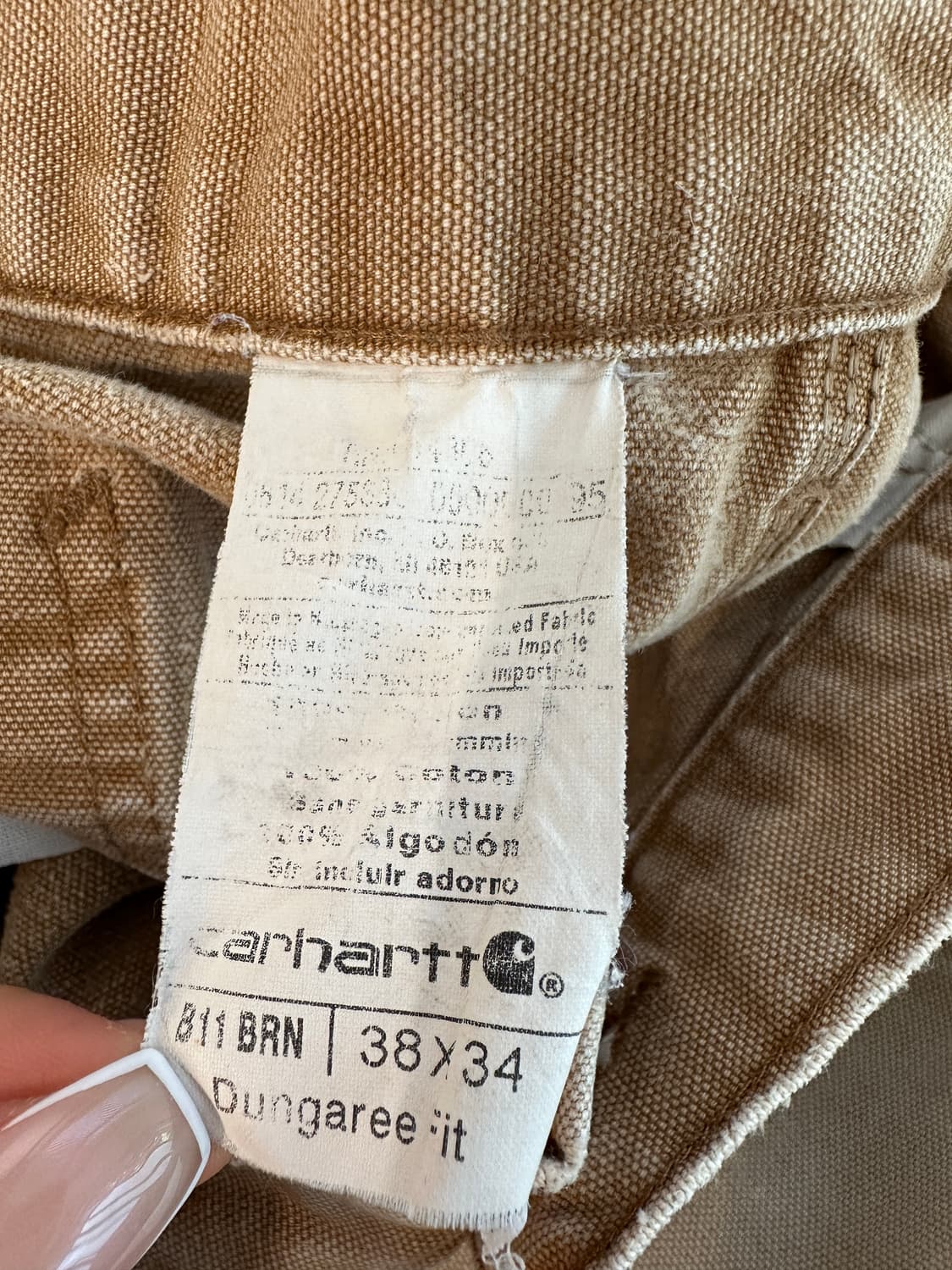 00s 칼하트 Carhartt B11 USA 카펜더 팬츠38 상품이미지6