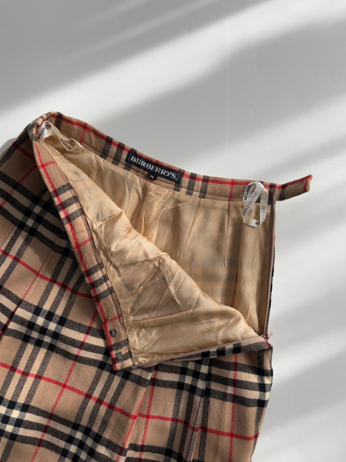 Burberrys 버버리 노바체크 플리츠 울 미디 스커트 상품이미지7