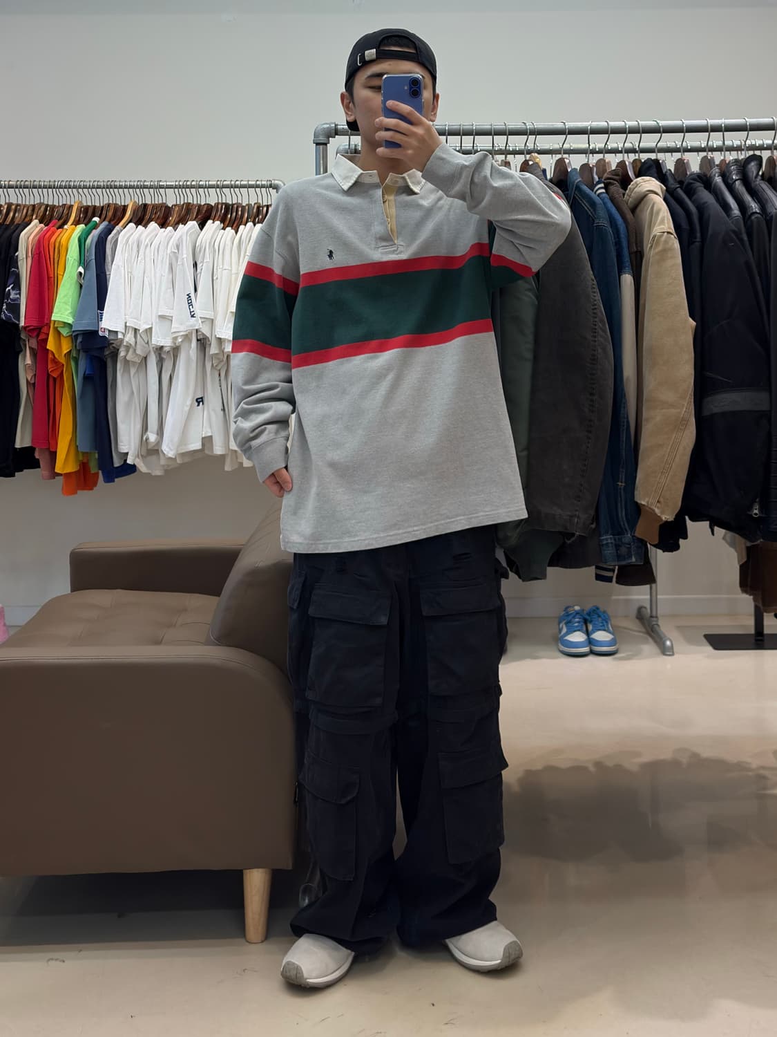 90s 폴로 랄프로렌 럭비티 상품이미지8