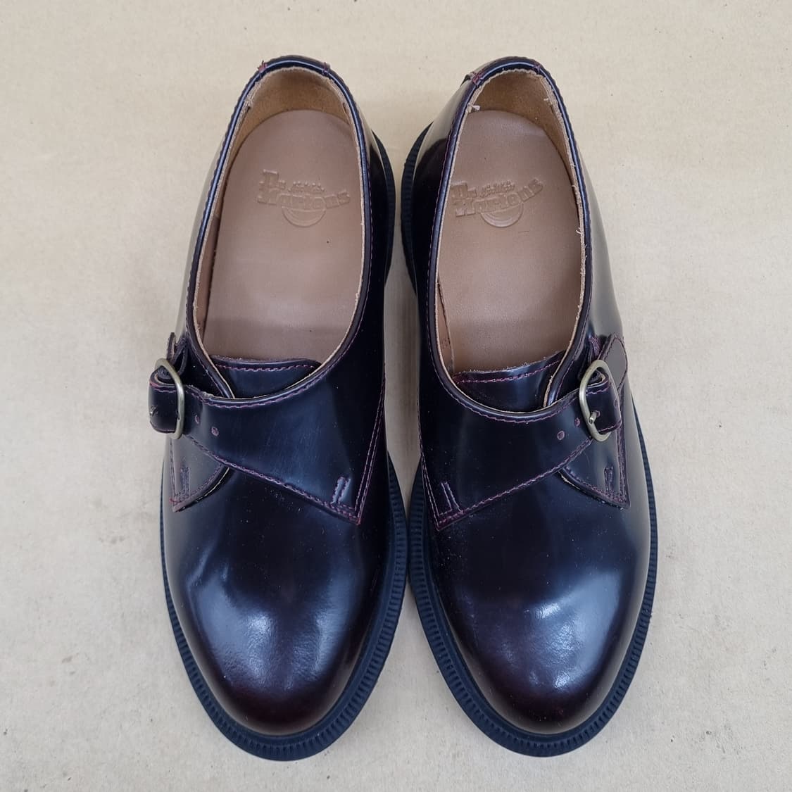 새상품급 닥터마틴 론버건디 여성230 상품이미지2