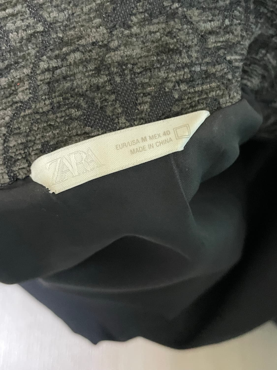 Zara_ 자카드 점퍼 텍스처 상품이미지5