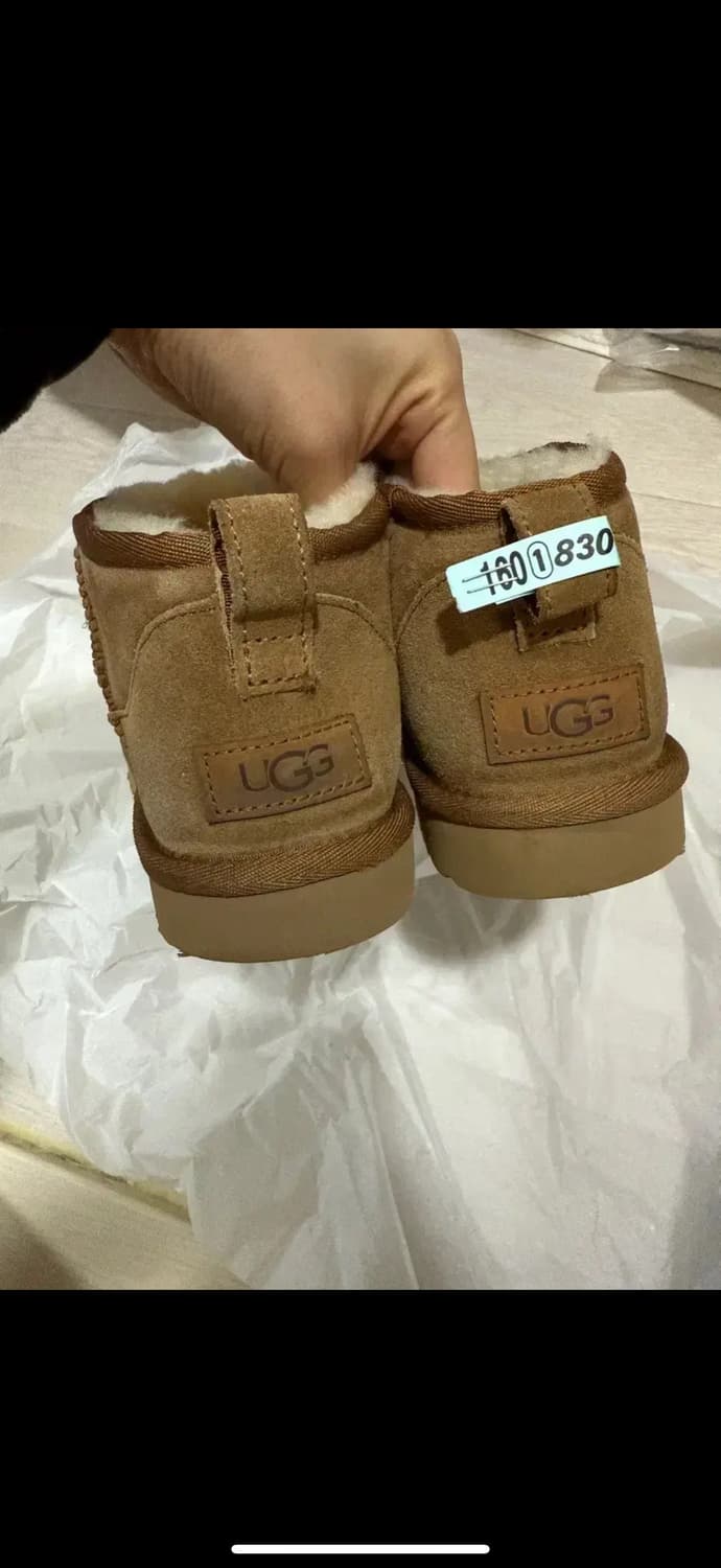 UGG 스웨이드 레더 미니 부츠 (클래식 울트라 미니) 250 상품이미지4