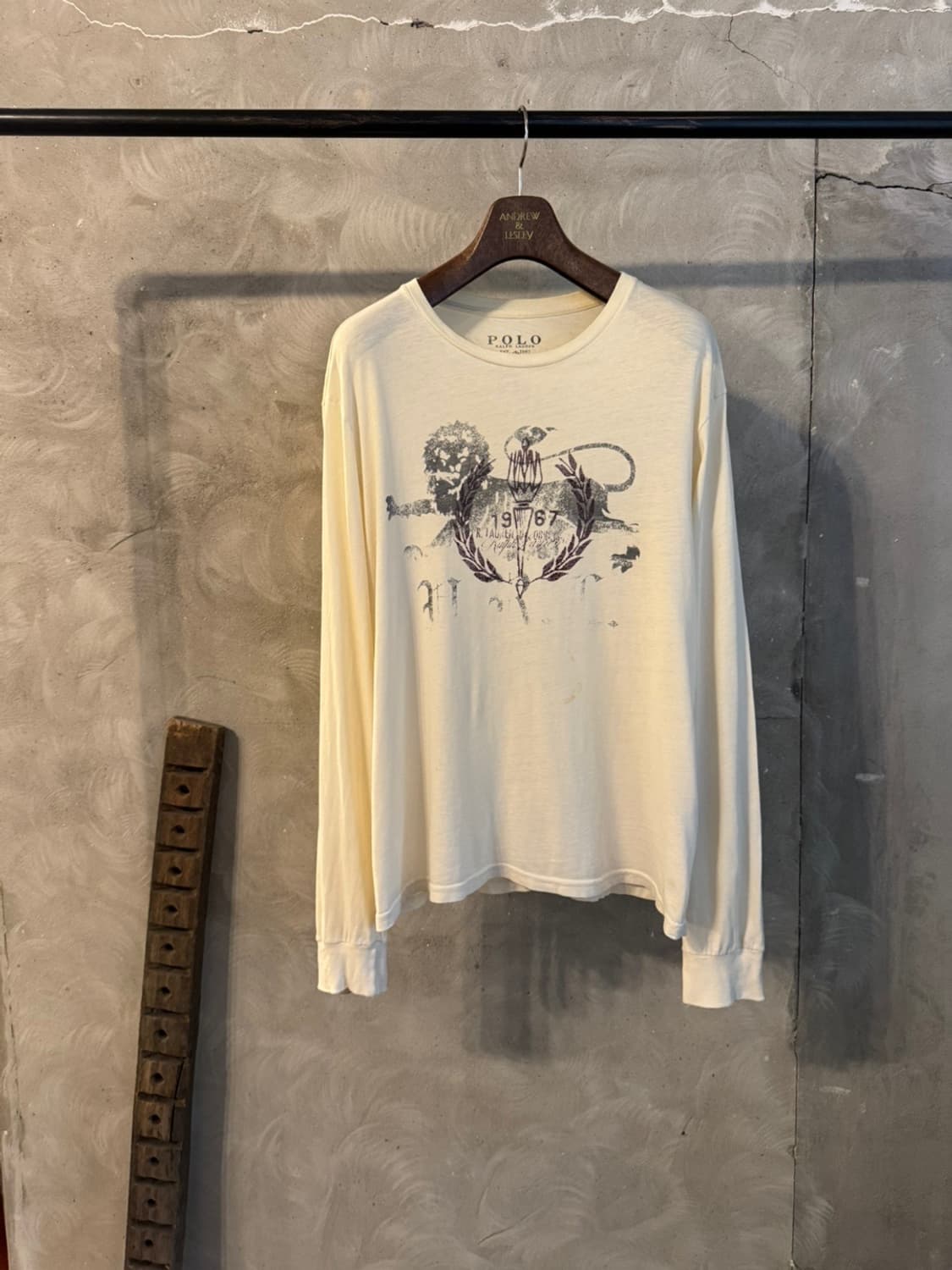 폴로 랄프로렌 빈티지 프린팅 티셔츠 100 상품이미지1