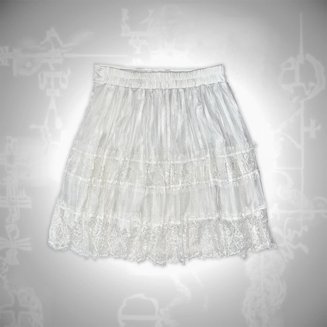 LIZ LISA Skirt 리즈리사 히메갸루 모리걸 화이트 레이스 스커트 상품이미지2