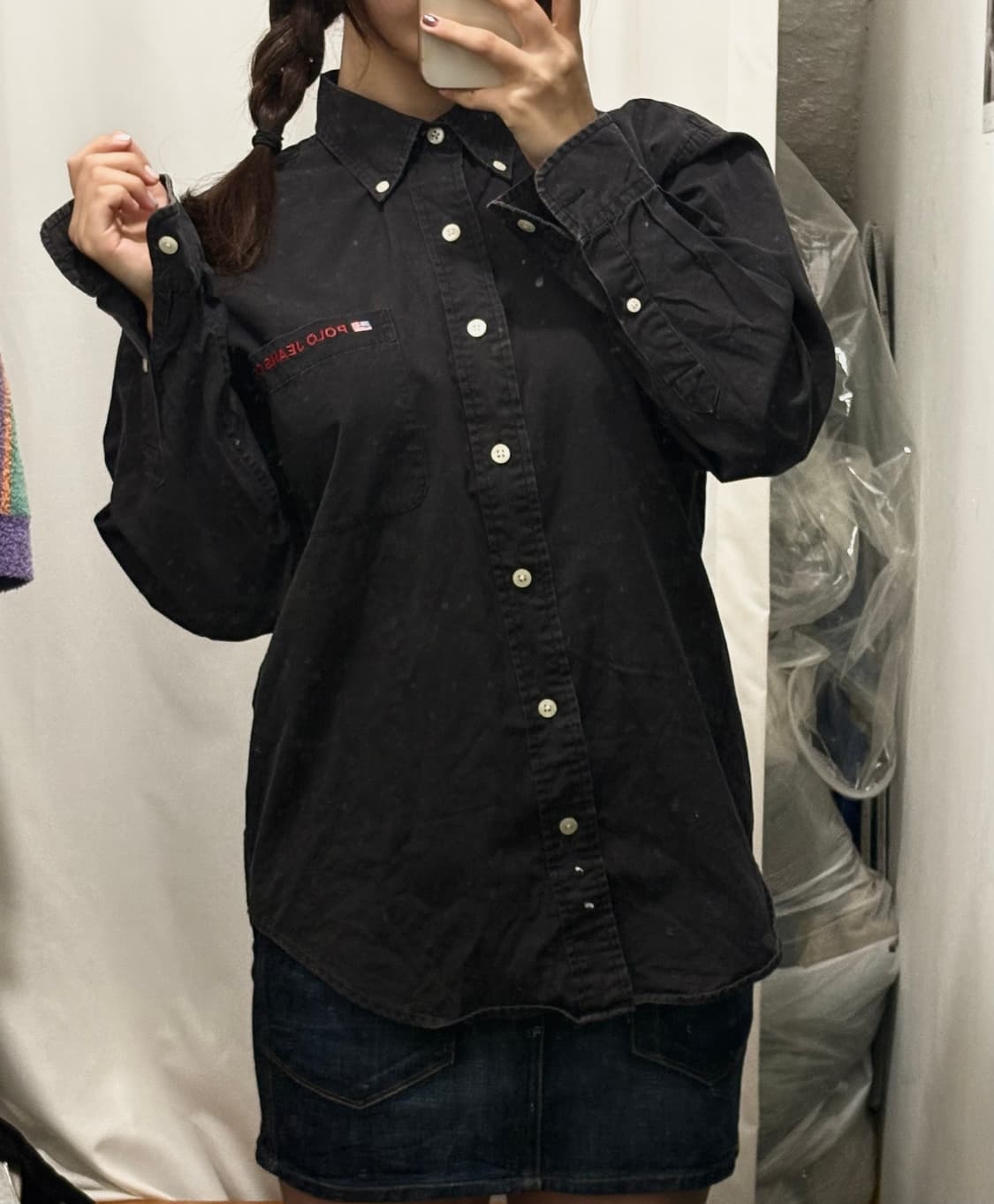 블랙 폴로 셔츠 상품이미지3