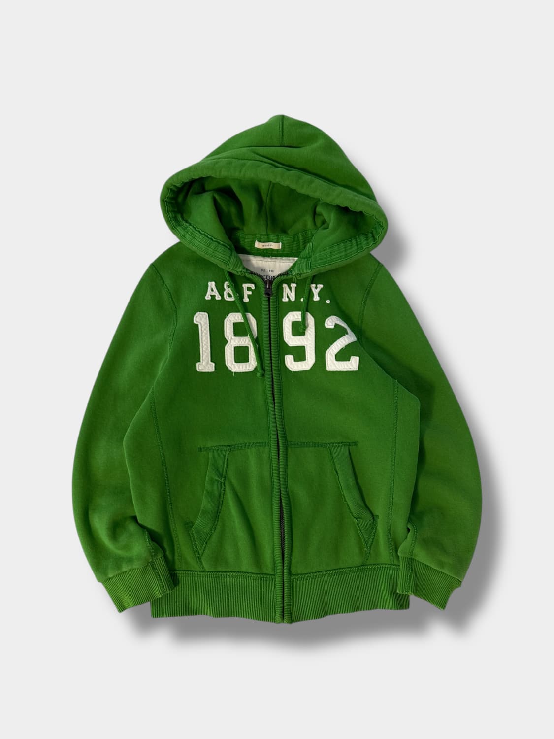 아베크롬비 00‘s 말차 그린 해지웨이트 스웻 후드집업 상품이미지1