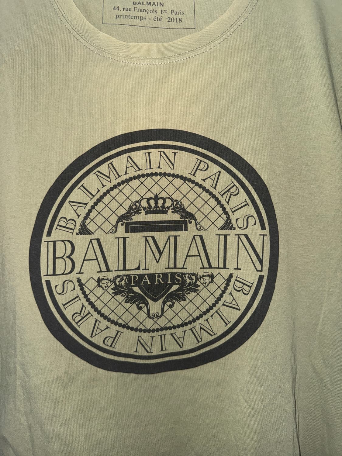 Balmain Paris 로고 반팔 상품이미지5