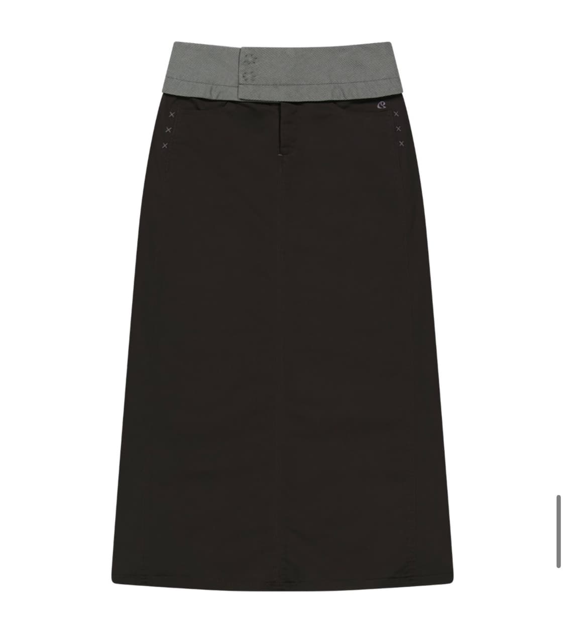 마지막) 코이세이오 치마 WAIST PANEL SKIRT 웜 GREY 상품이미지4