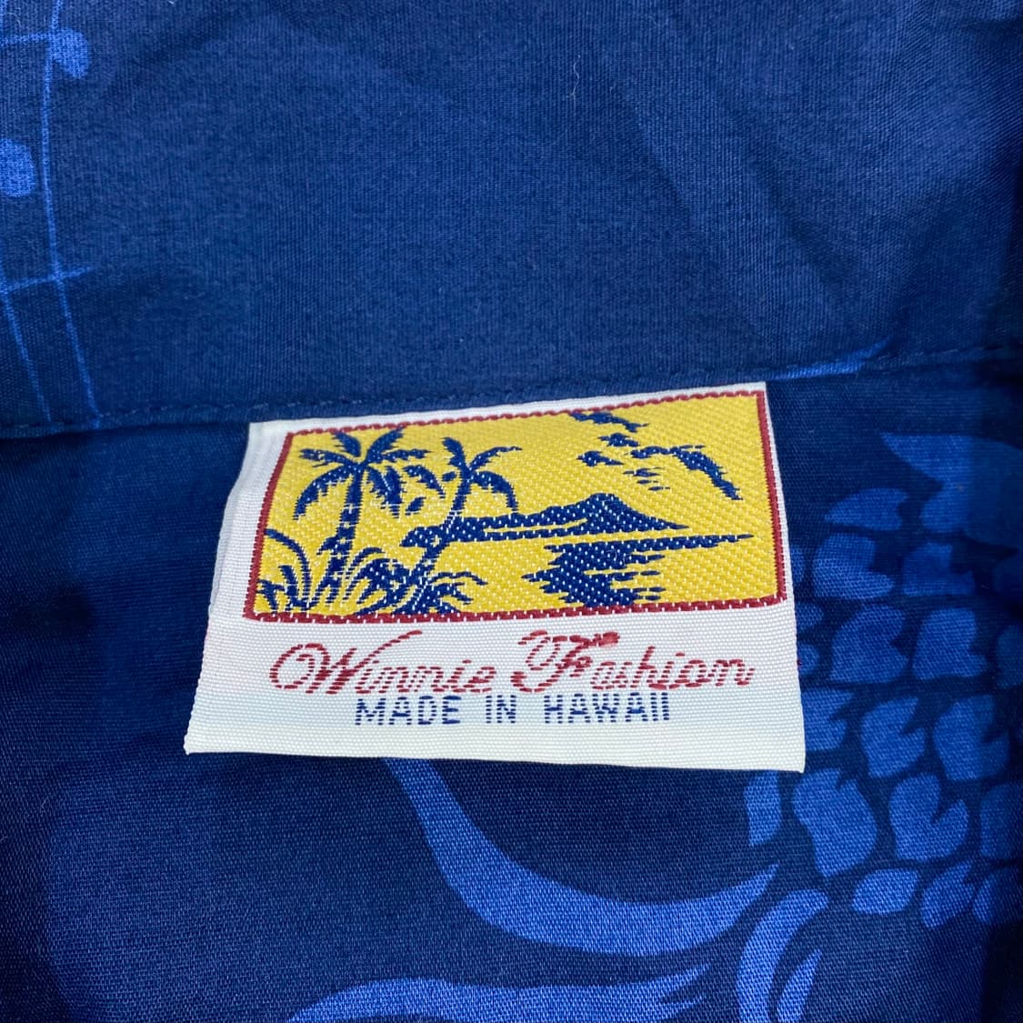 빈티지 하와이 메이드 패턴 하프 셔츠(105) 상품이미지8