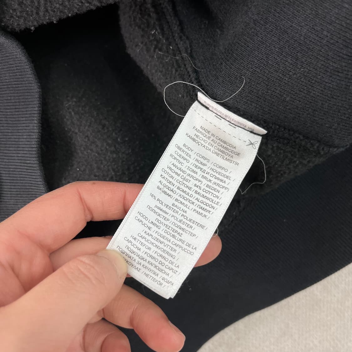 110 폴로랄프로렌 블랙 와플 후드집업 상품이미지6