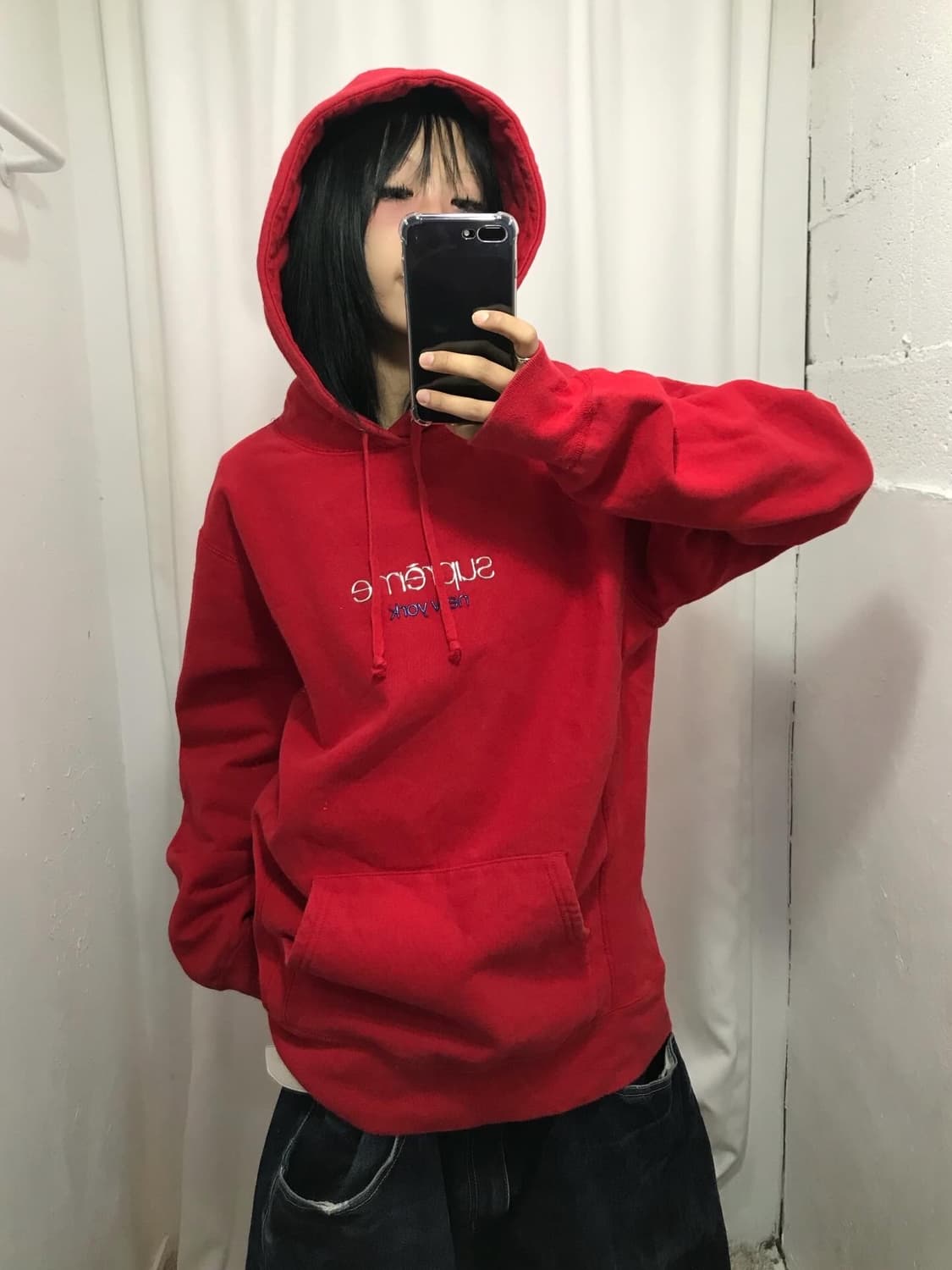 Supreme Classic Logo Hoodie - 16Fw 상품이미지5