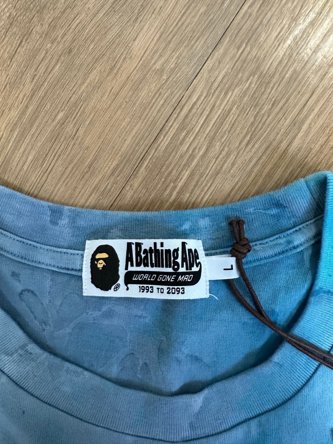 BAPE Ice Dye College Relaxed Fit T-Shirt 상품이미지2