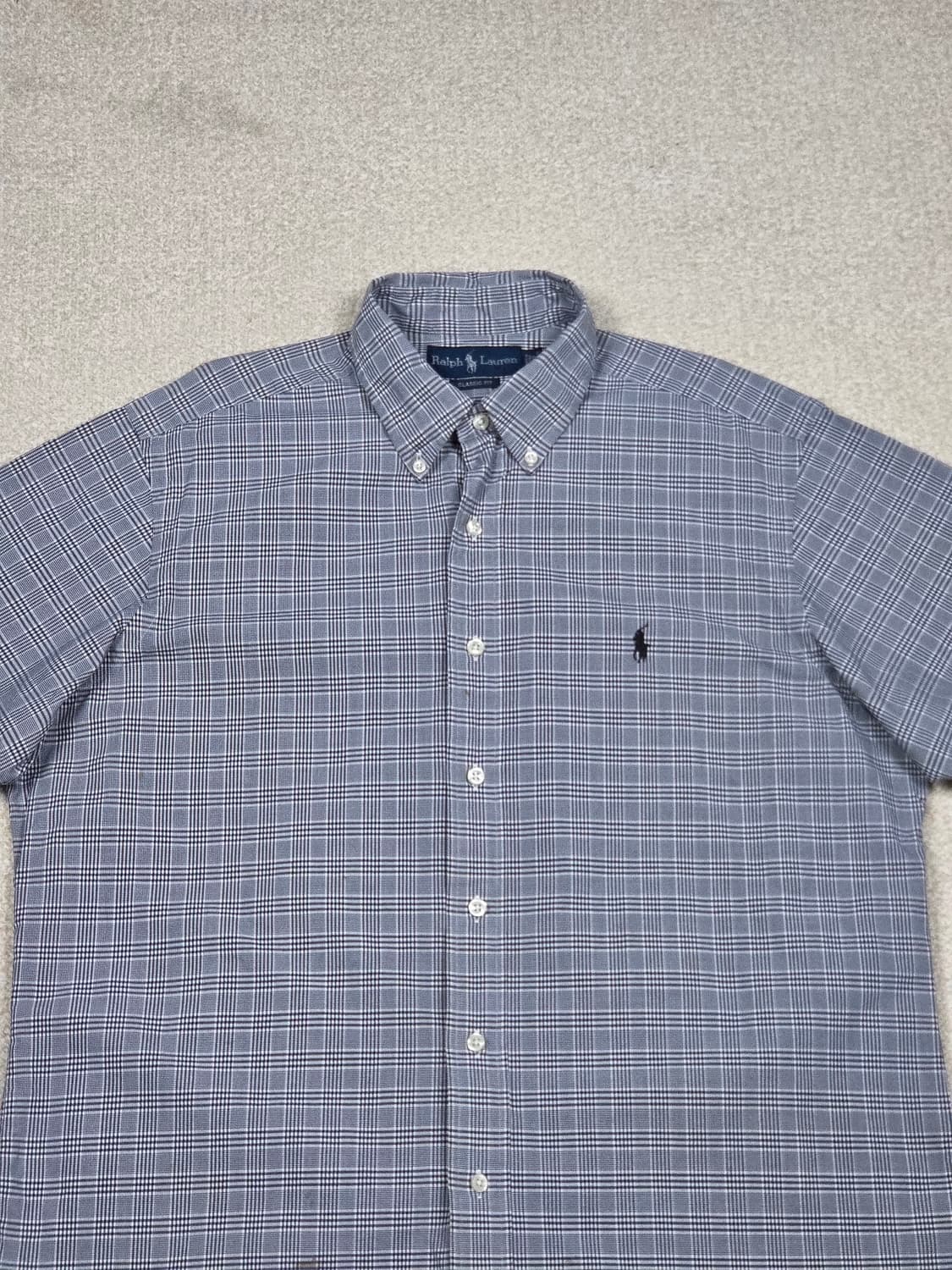 [폴로 랄프로렌] 클래식 핏 스몰 포니 잔체크 반팔 셔츠 | S00142 상품이미지2