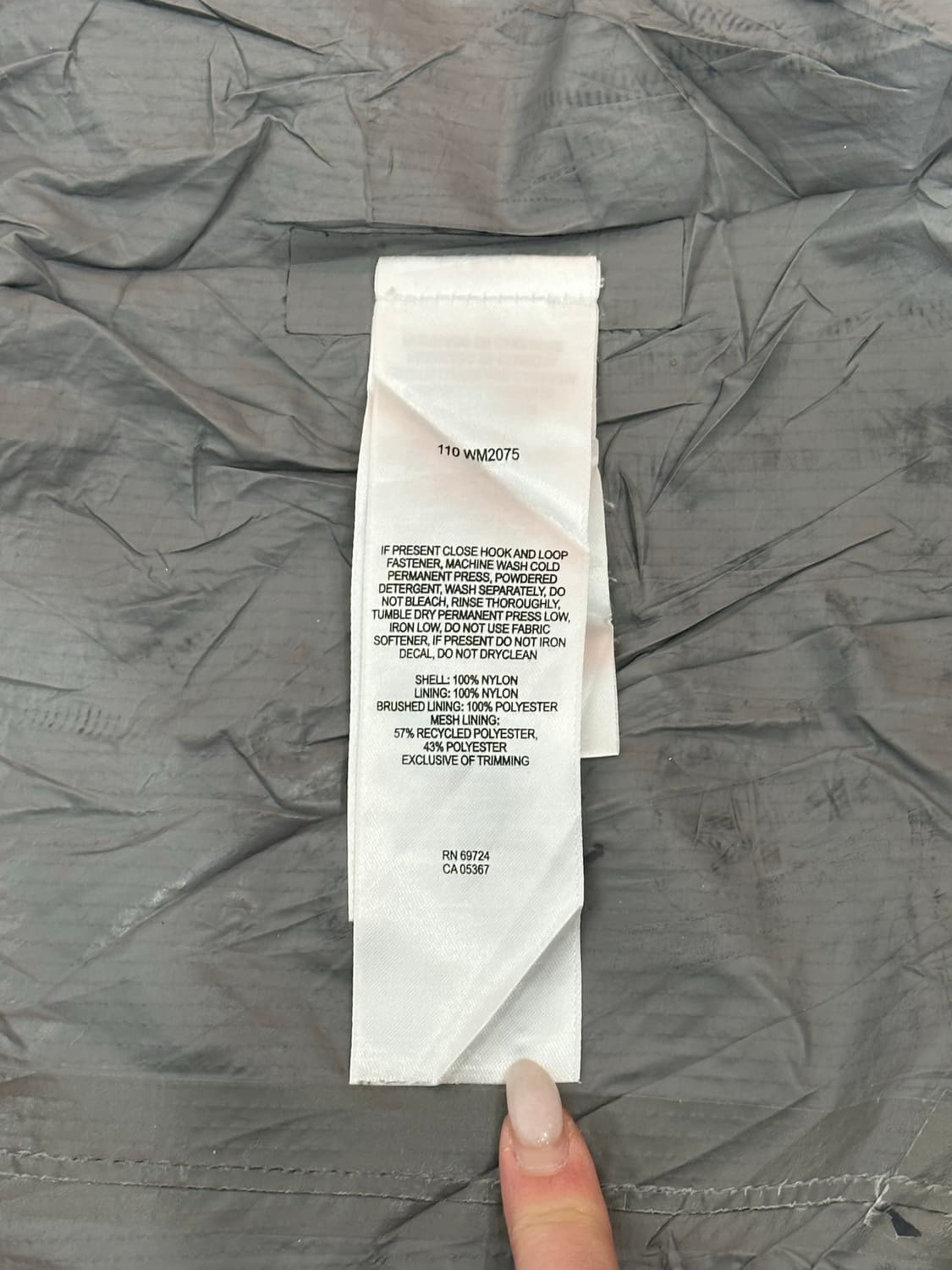 컬럼비아 블랙 오버핏 등산 후드 바람막이 자켓 L 상품이미지8