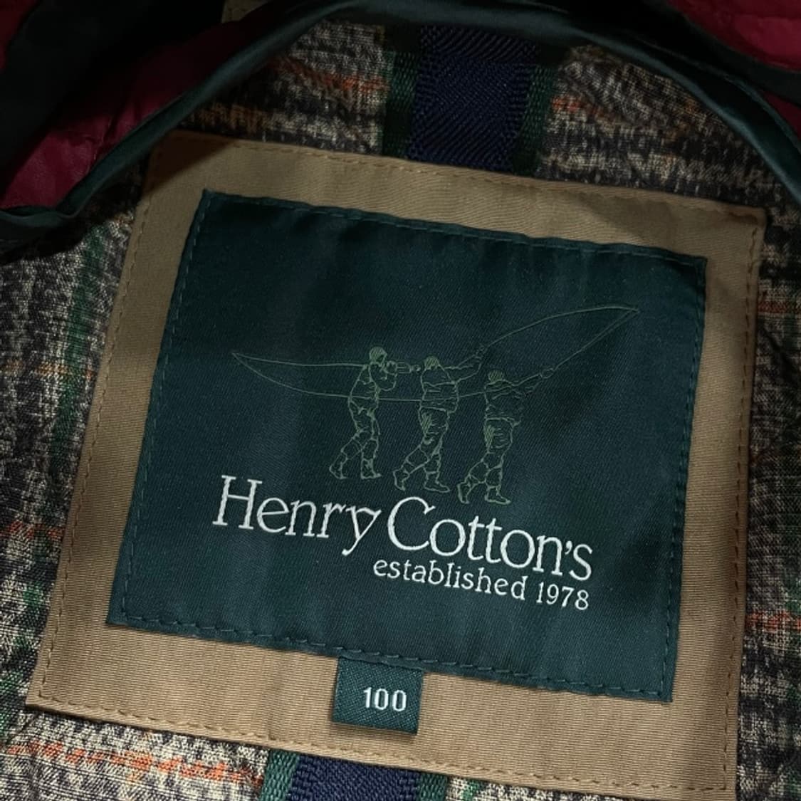 100 헨리코튼 누빔 헌팅 피쉬테일 자켓 상품이미지3