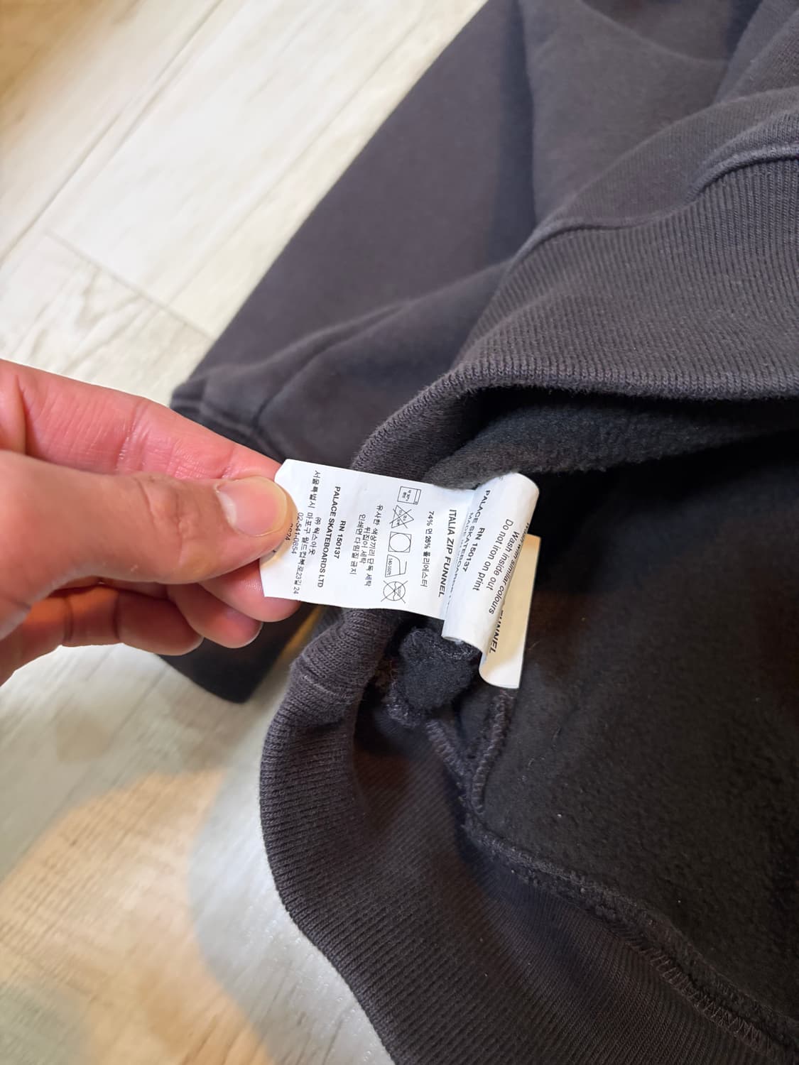 [L] 팔라스 Italia Zip Funnel 자켓 블랙 상품이미지8