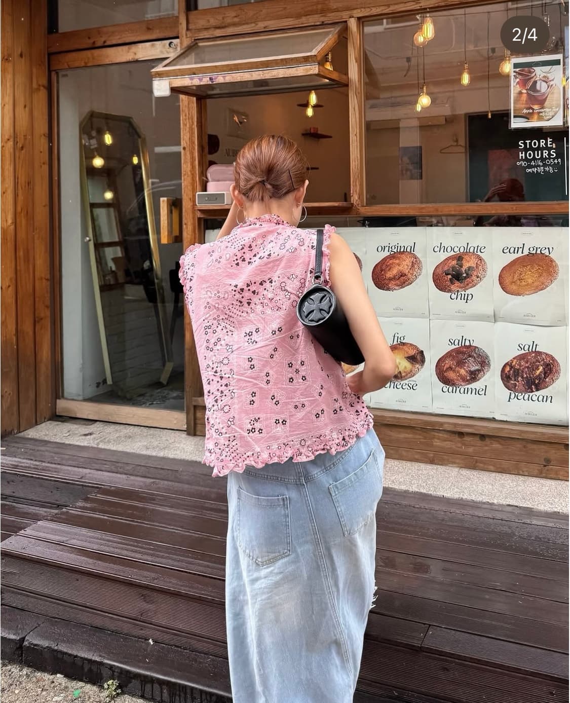 Kitai Bandana blouse - pink 상품이미지2