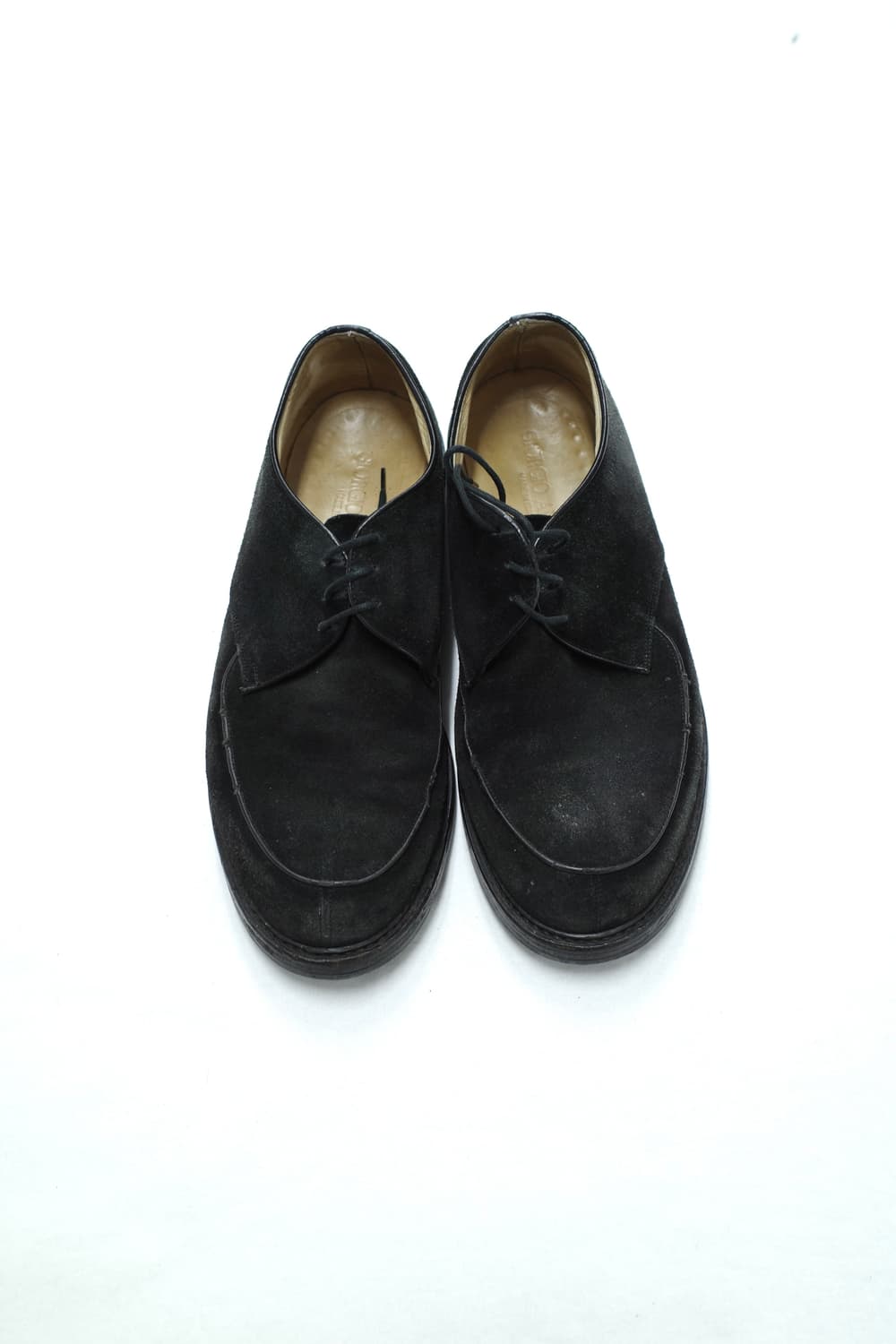 Emporio Armani Suede Black Derby Shoes 상품이미지1