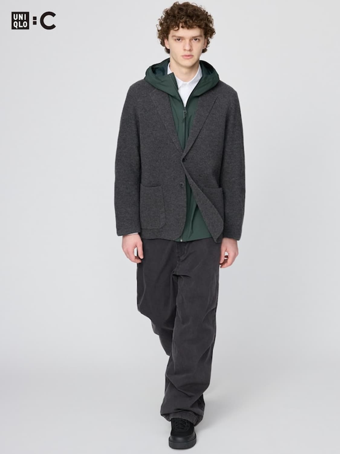 유니클로 C 와이드 파라슈트 팬츠 데님 (무민서 pick) 상품이미지1