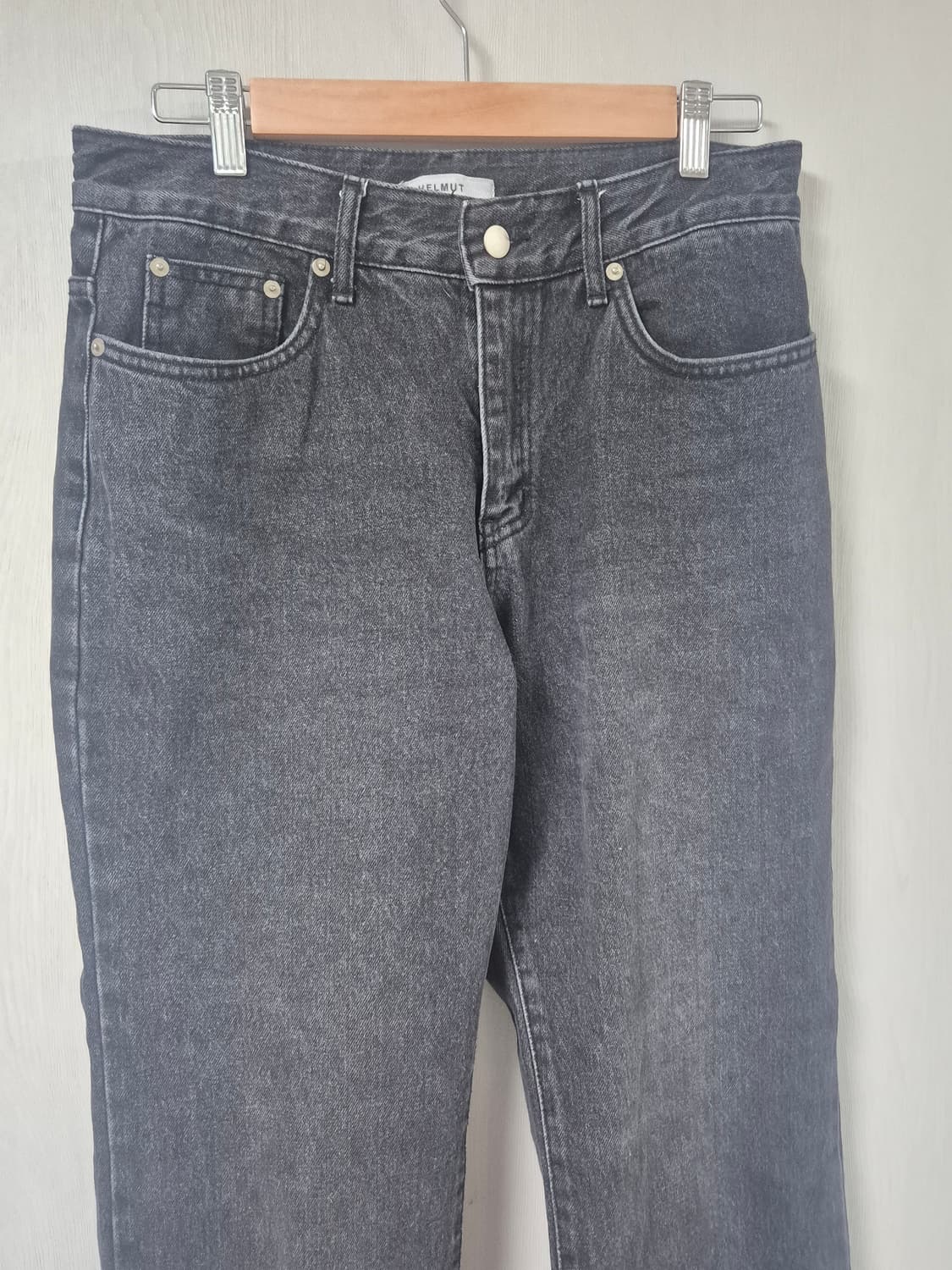 블랙 세미와이드 청바지 30 (상태최상) 상품이미지3