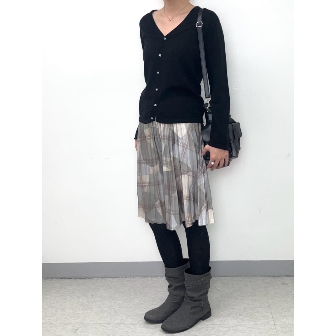 빈티지 블랙 울 가디건 상품이미지3