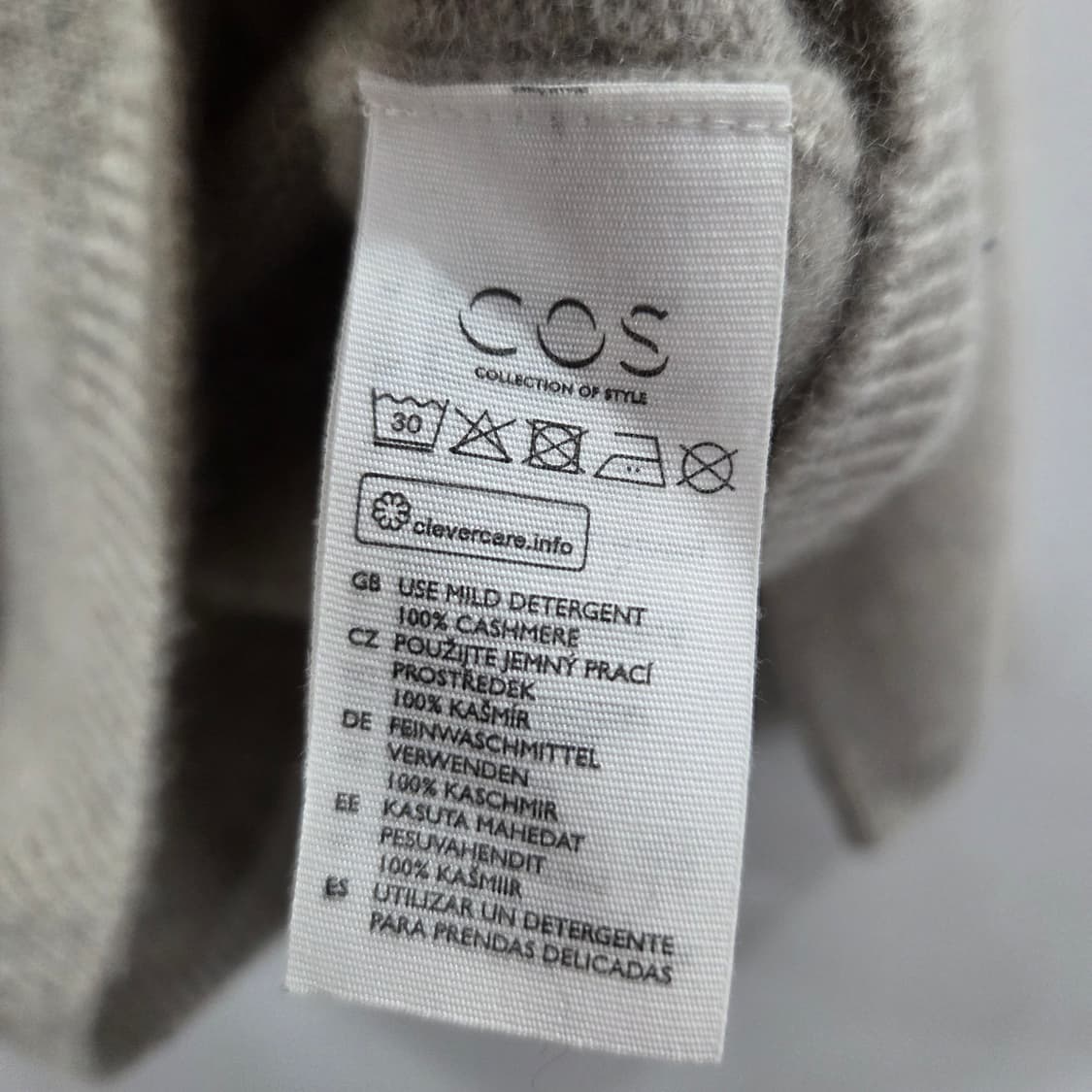 코스 키즈 캐시미어 100% 니트 2/4Y 상품이미지3