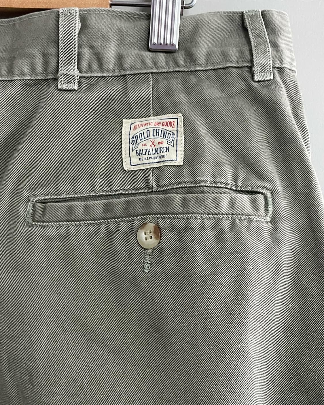 (34) 80s USA 폴로 랄프로렌 투플리츠 치노팬츠 상품이미지7