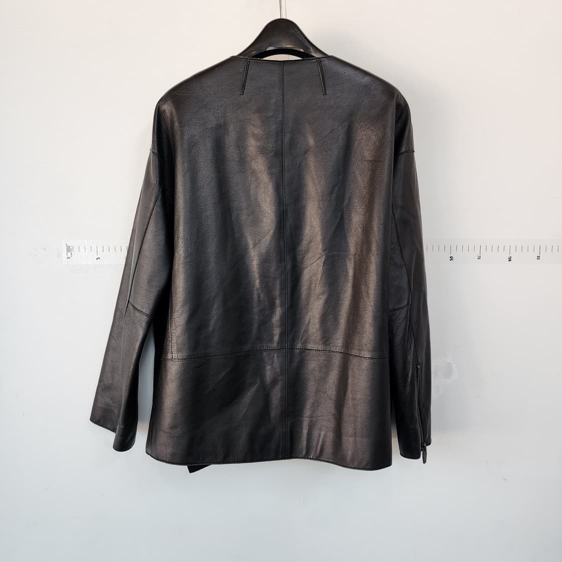 STELLA&YK 블랙 가죽 자켓 상품이미지4