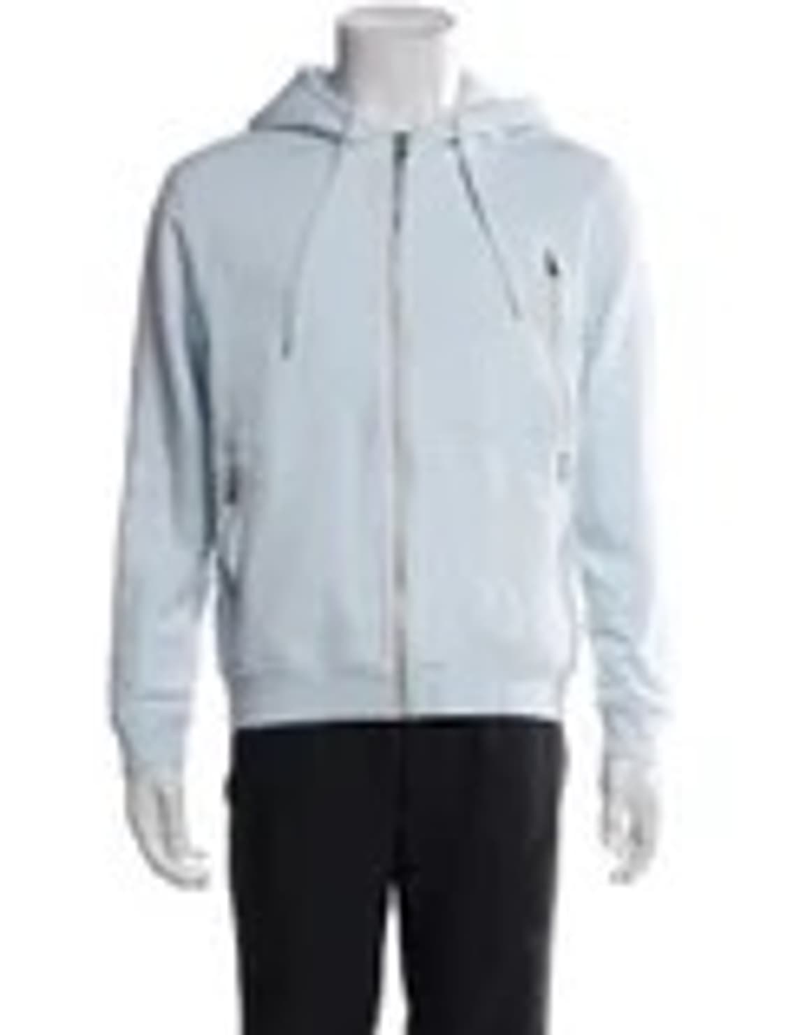 (S+/ XL) / 에르메스 신형 크루넥 슬리브 블루 후드집업 상품이미지8