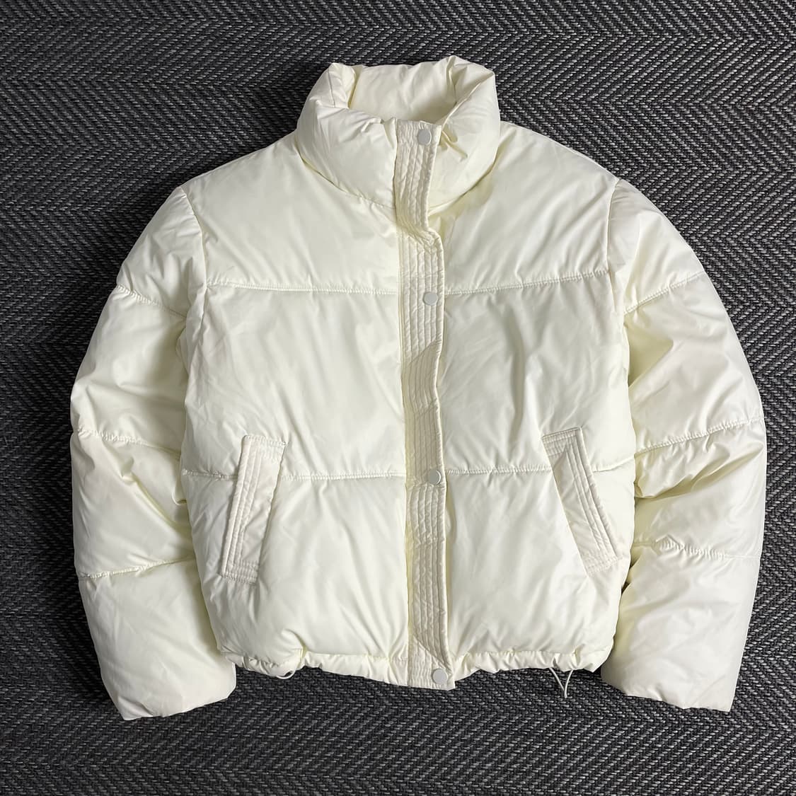 빈티지 우먼스 유광 크롭 패딩y 3355 상품이미지2