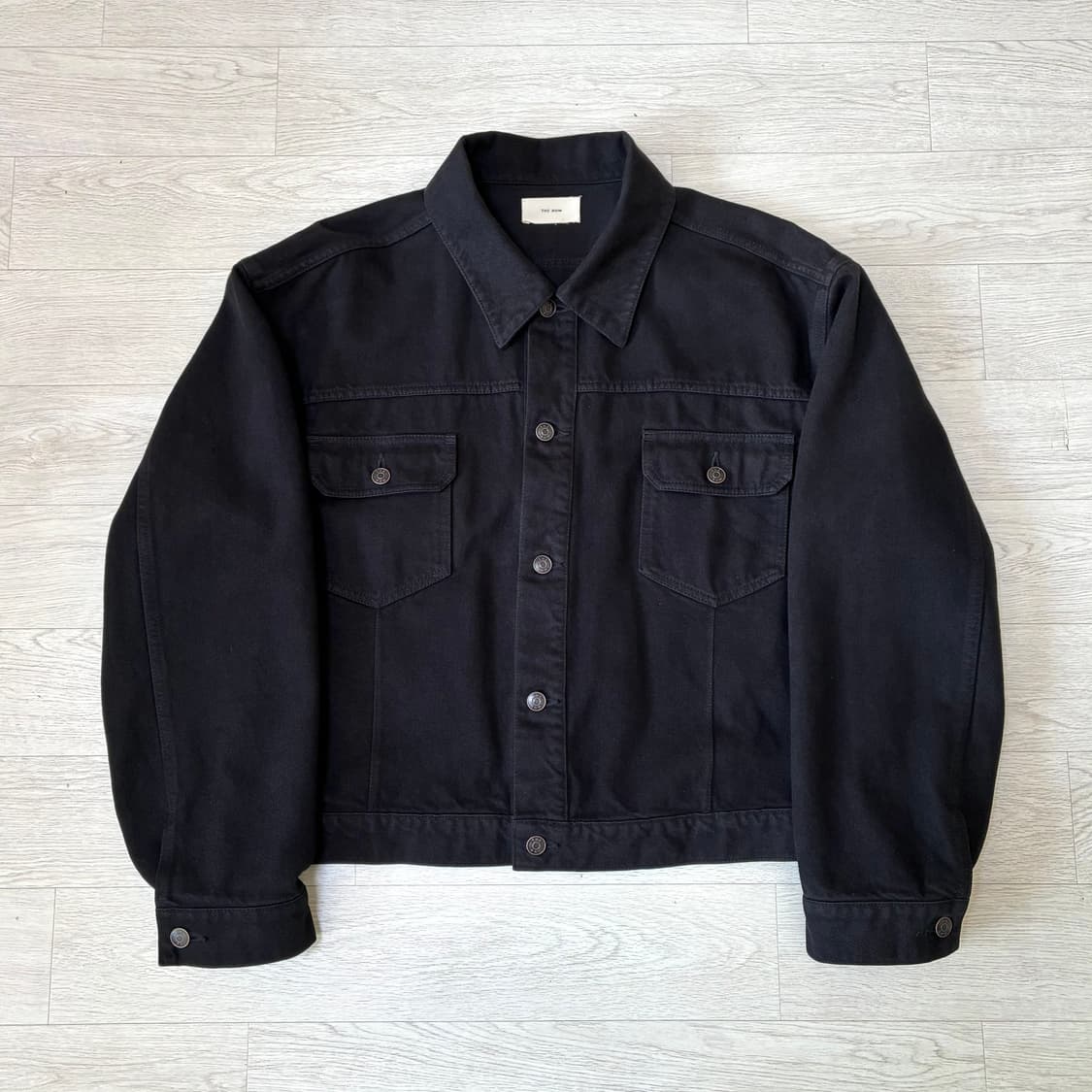 [M] 더로우 올슨 자켓 블랙 상품이미지1