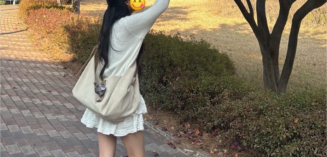 글로니 스웨이드 백 🤎 상품이미지2
