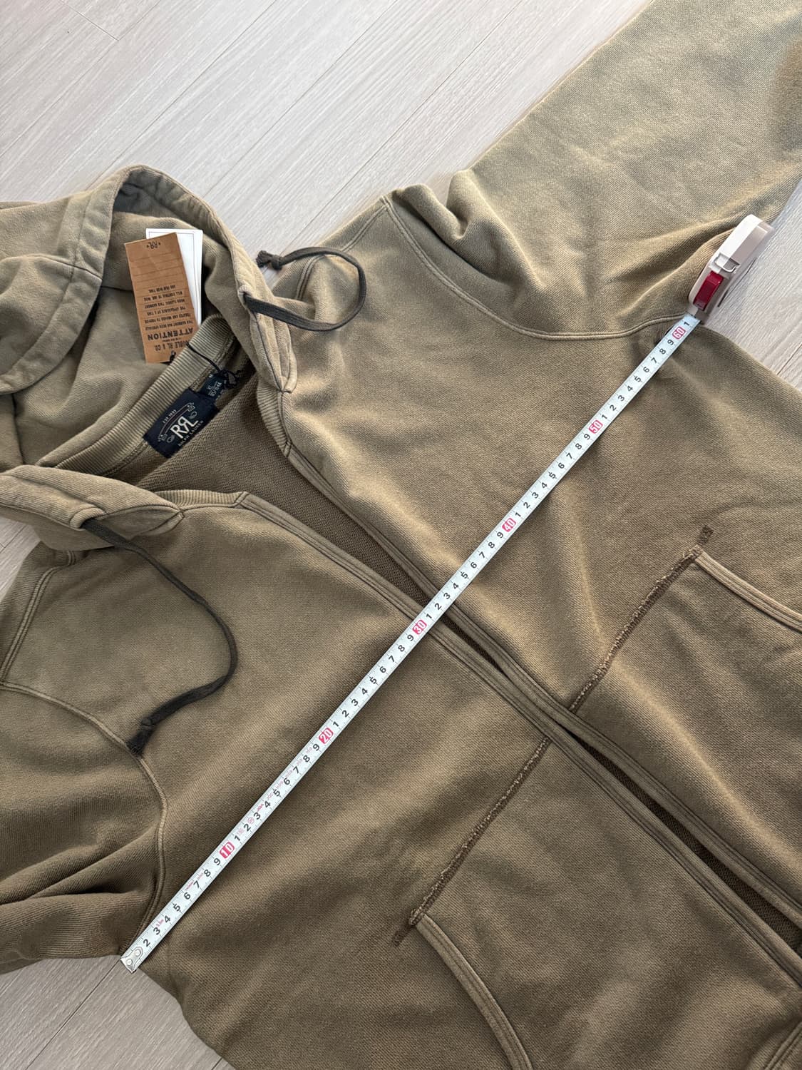 더블알엘 후드집업 카키 xl 상품이미지6