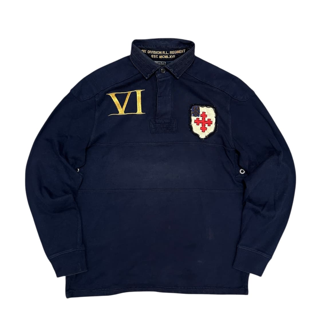 폴로 빈티지 크레스토 럭비셔츠(M) 상품이미지1