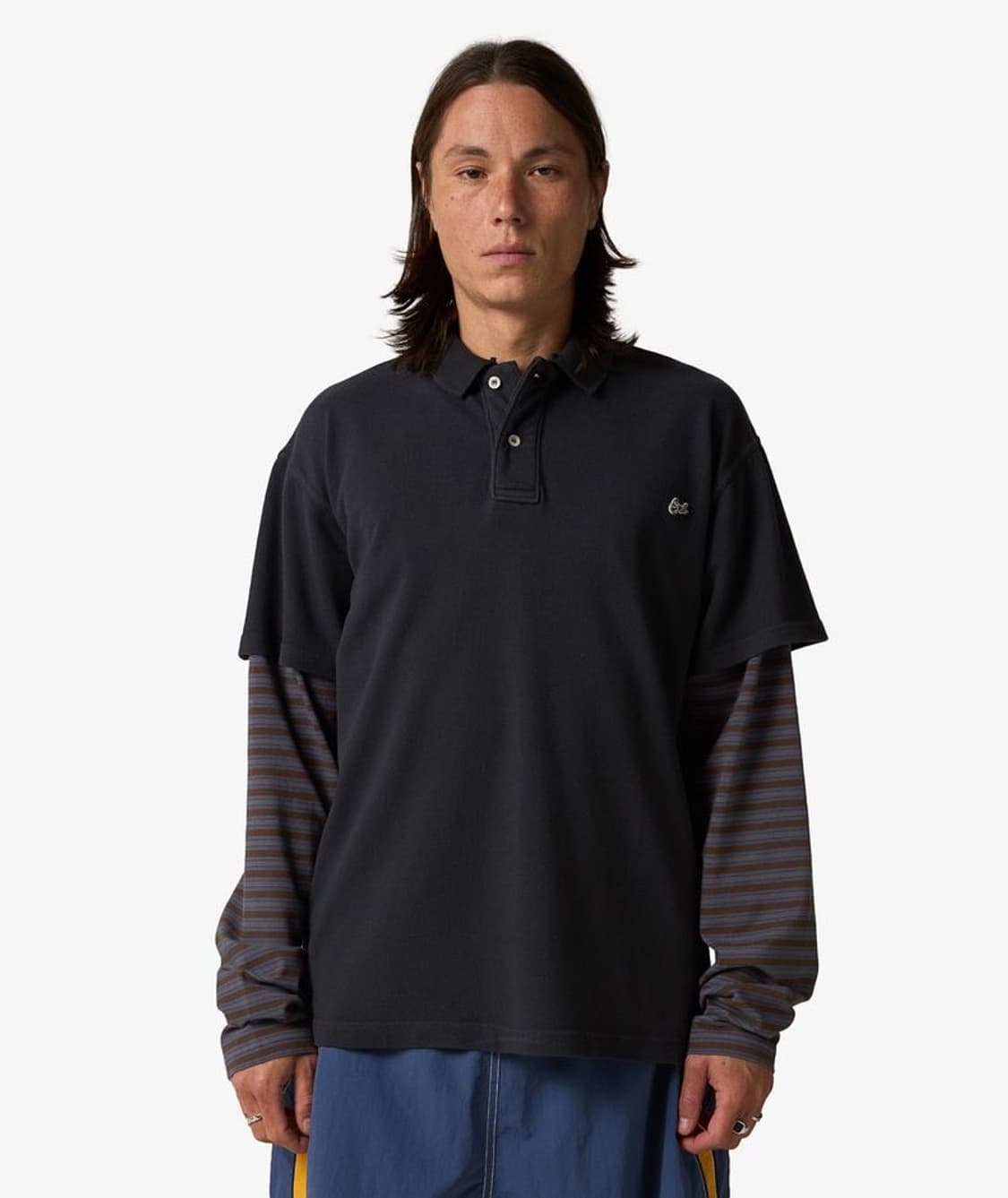 [L] ERL 더블 슬리브 폴로티 상품이미지1