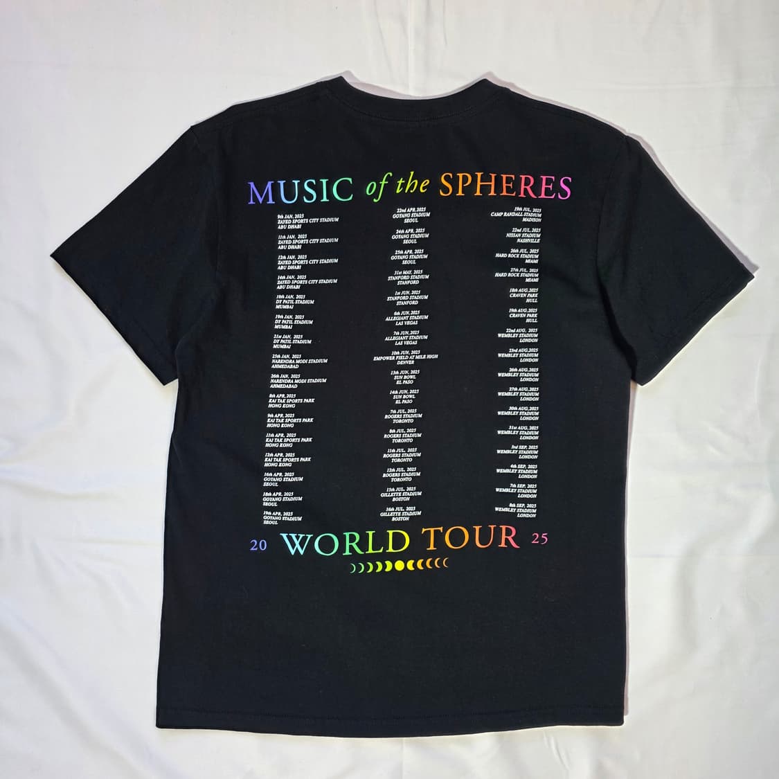 [S]콜드플레이 서울 콘서트 티셔츠 상품이미지4