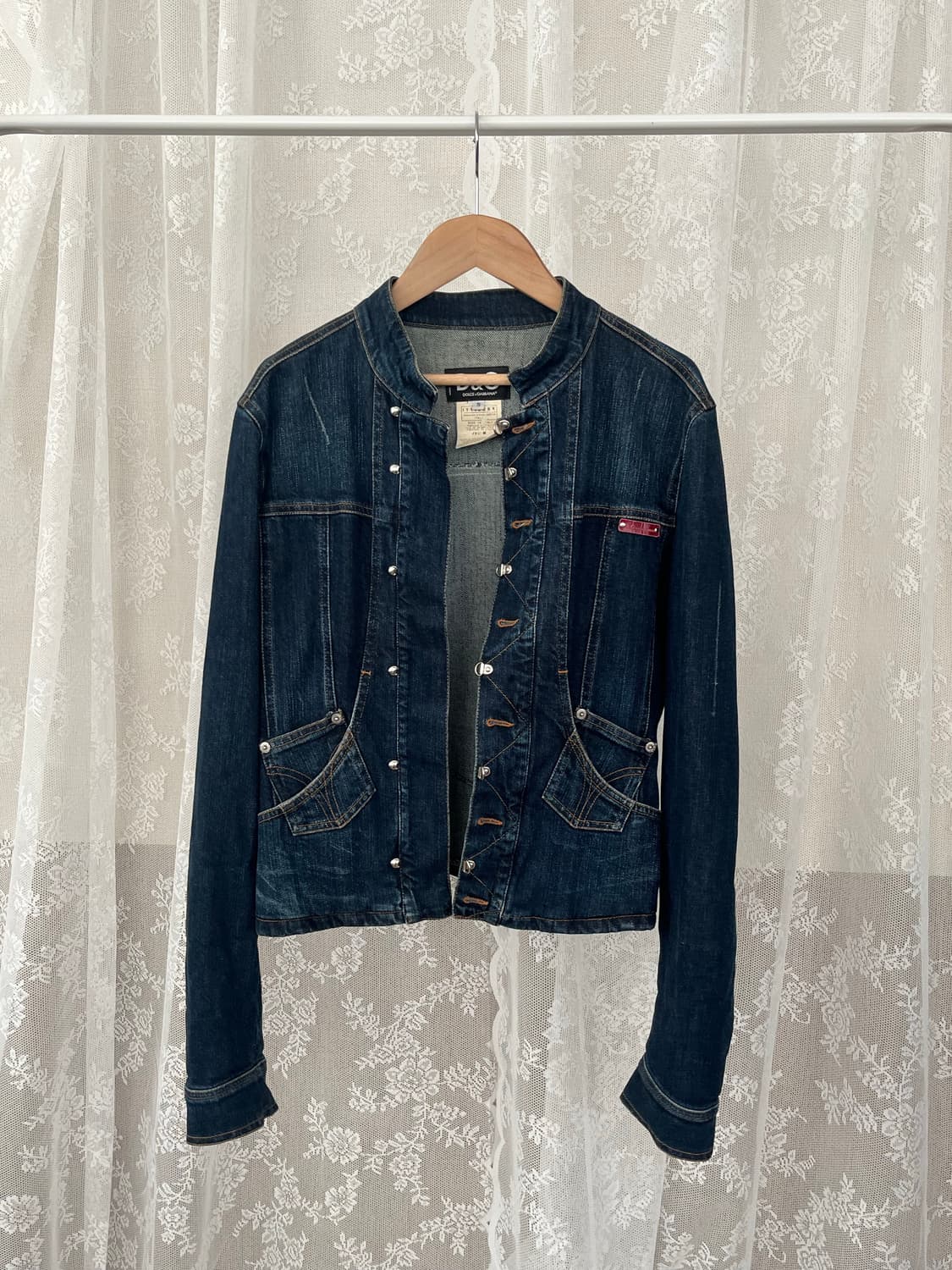 S) 돌체앤가바나 빈티지 데님 자켓 진청 상품이미지1