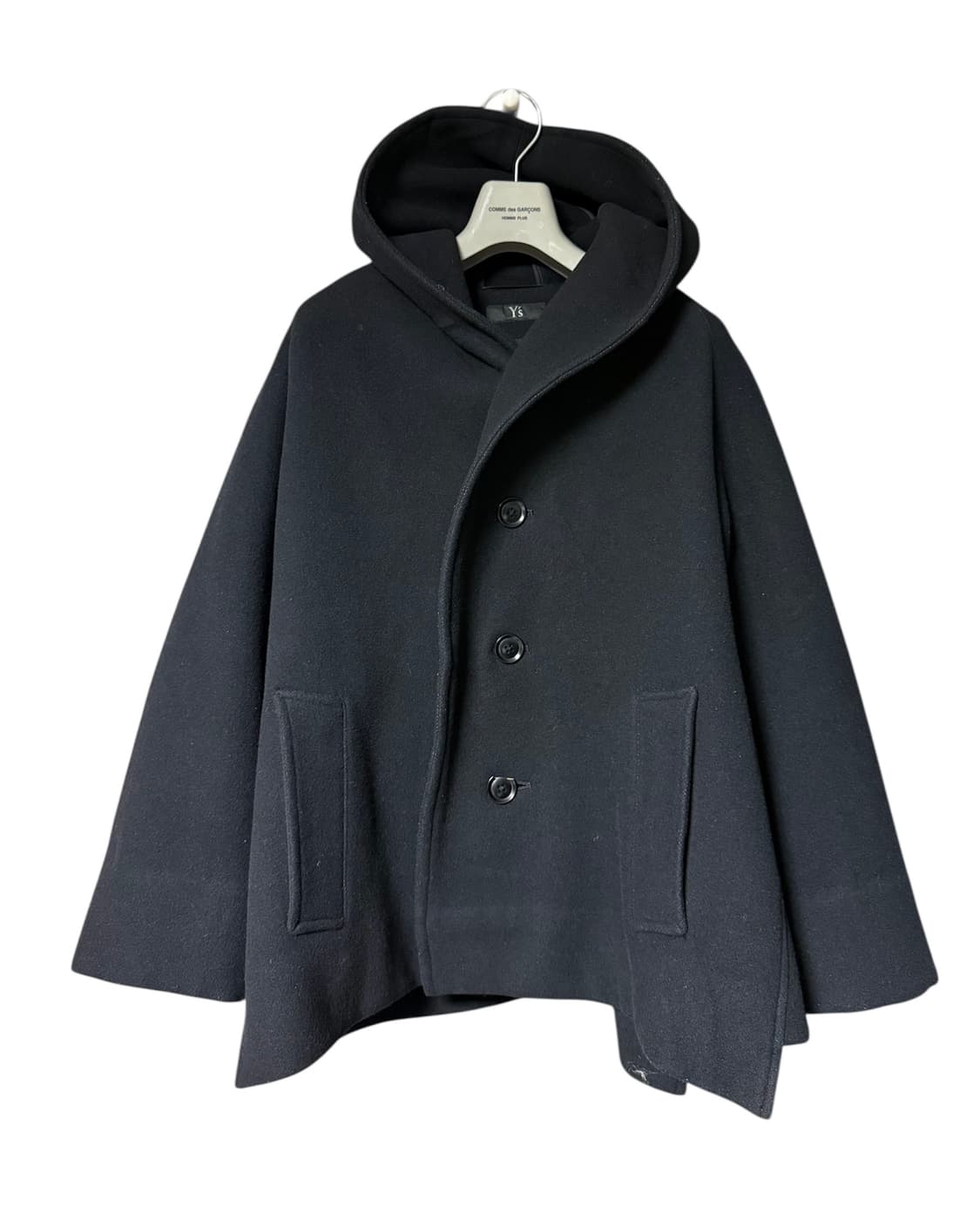 요지야마모토 Y’s 울 후드 자켓 상품이미지1