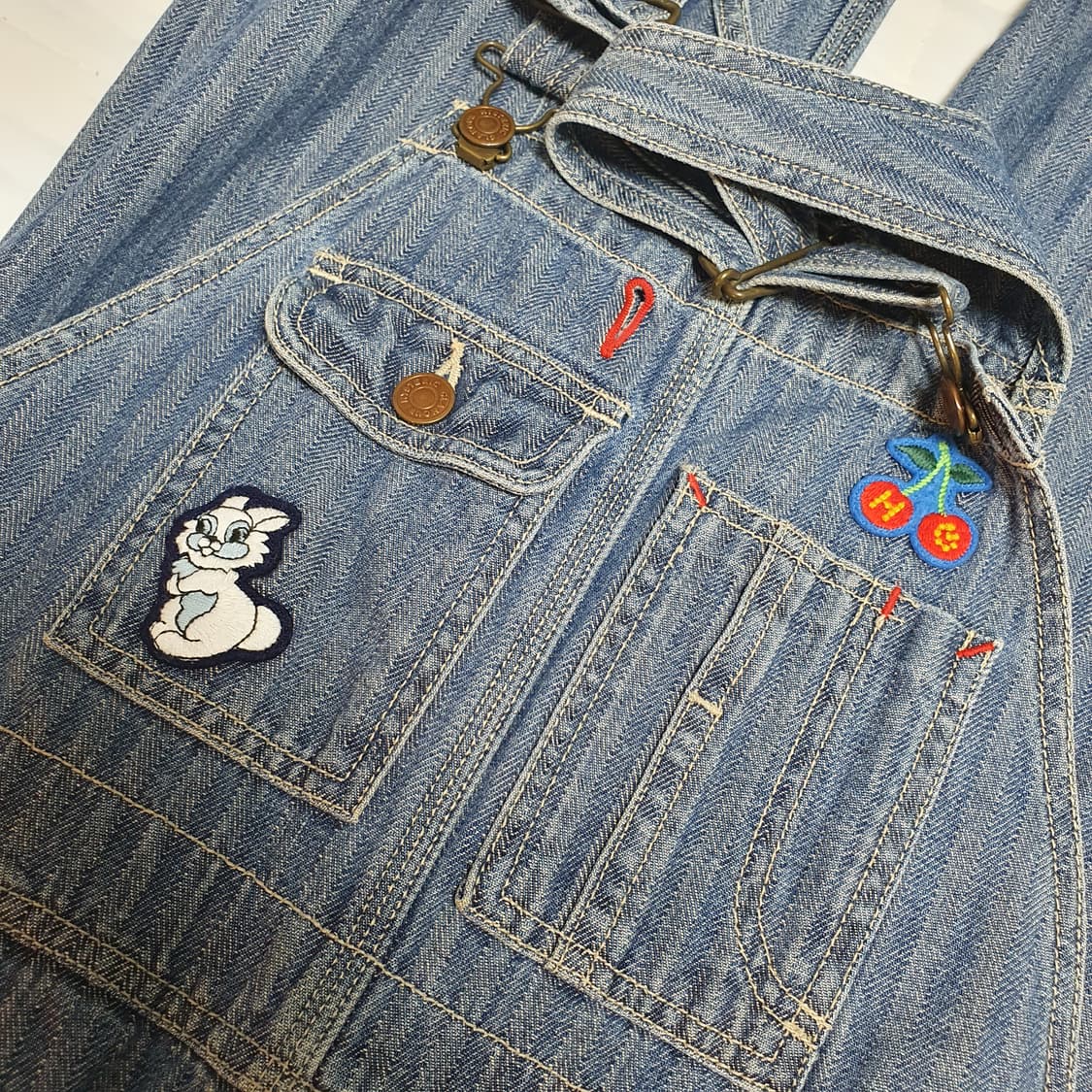 Hysteric Glamour 멜빵 오버롤 팬츠 상품이미지1