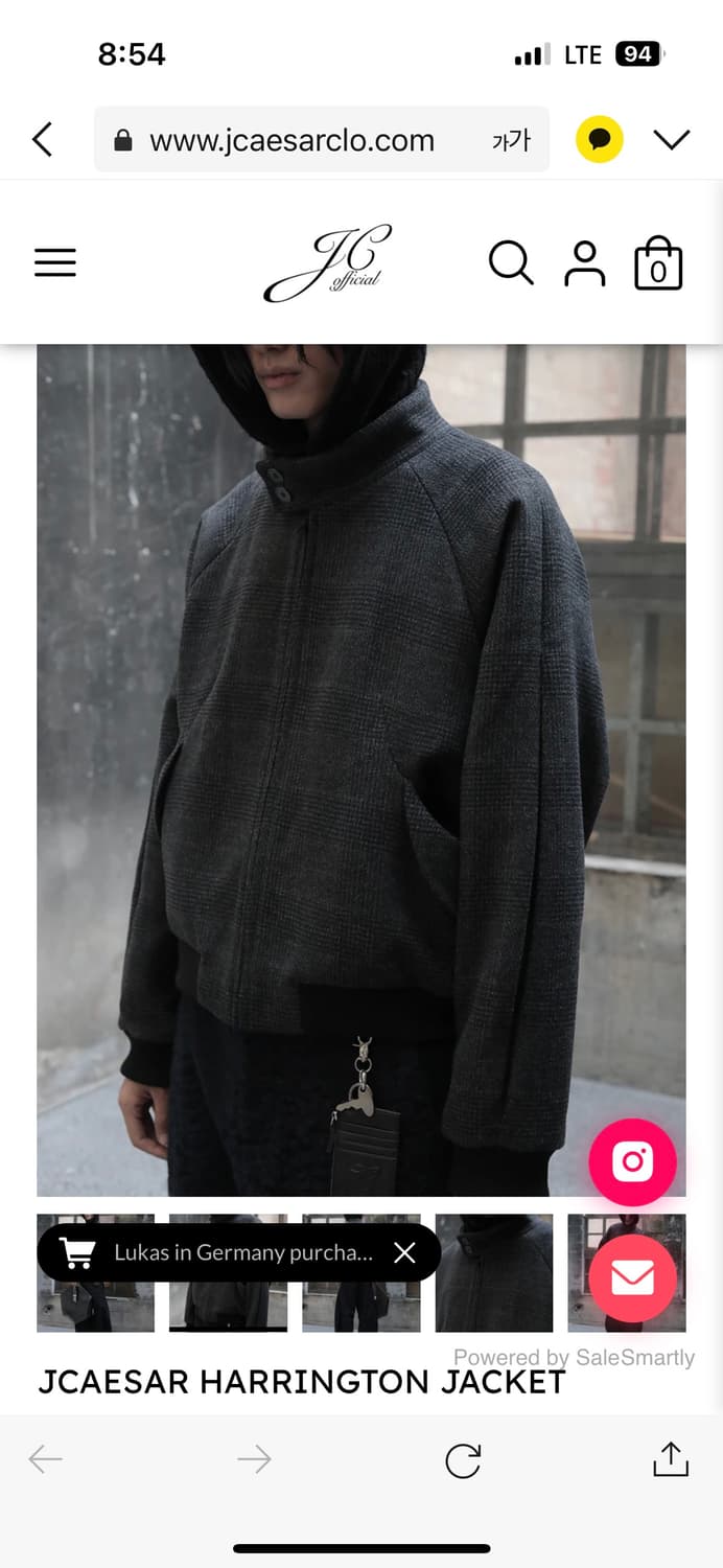 JCAESAR 헤링턴 자켓 구합니다 상품이미지2