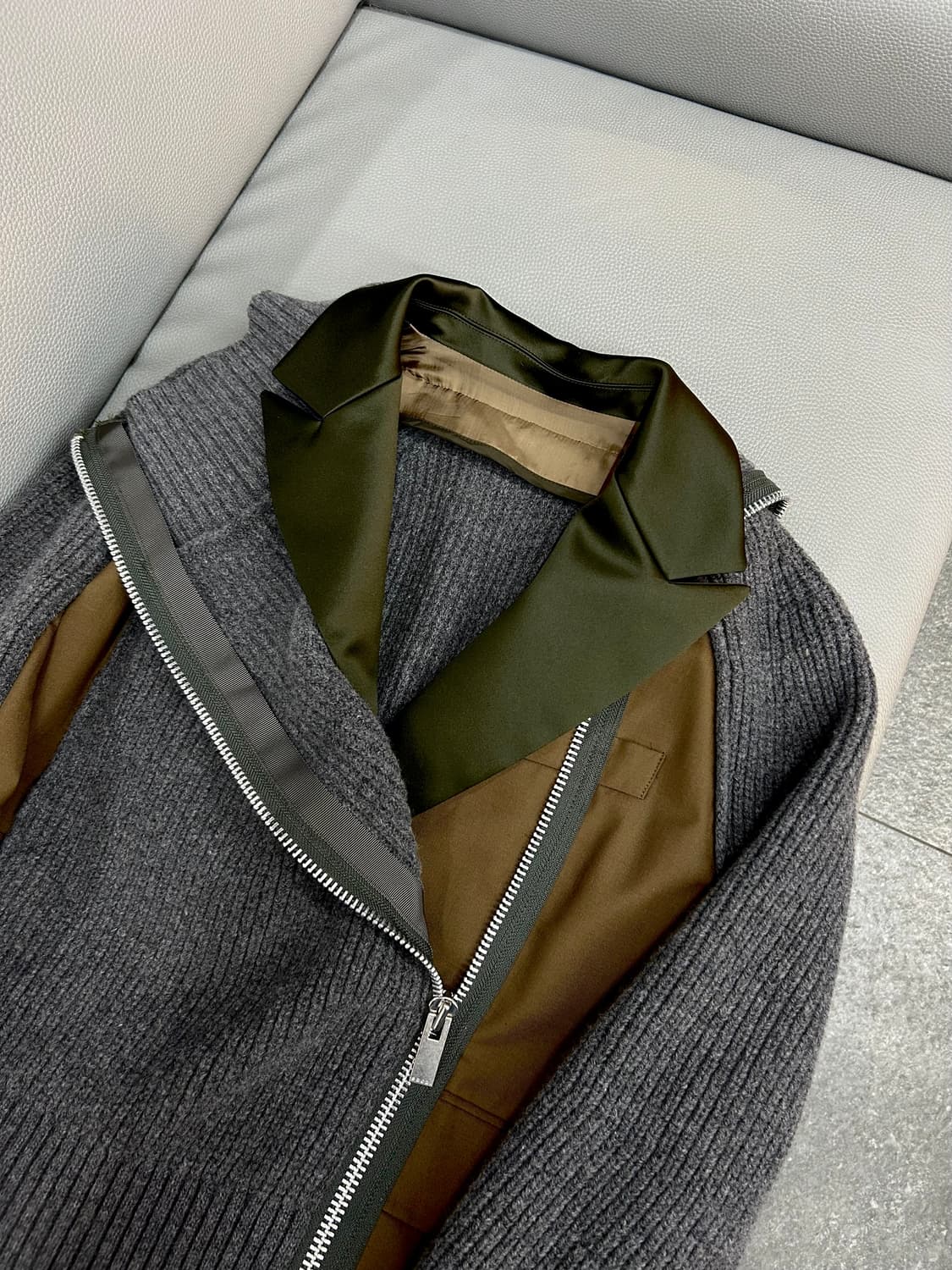 FW22 사카이 니트 수트 이중자켓(2) 상품이미지4