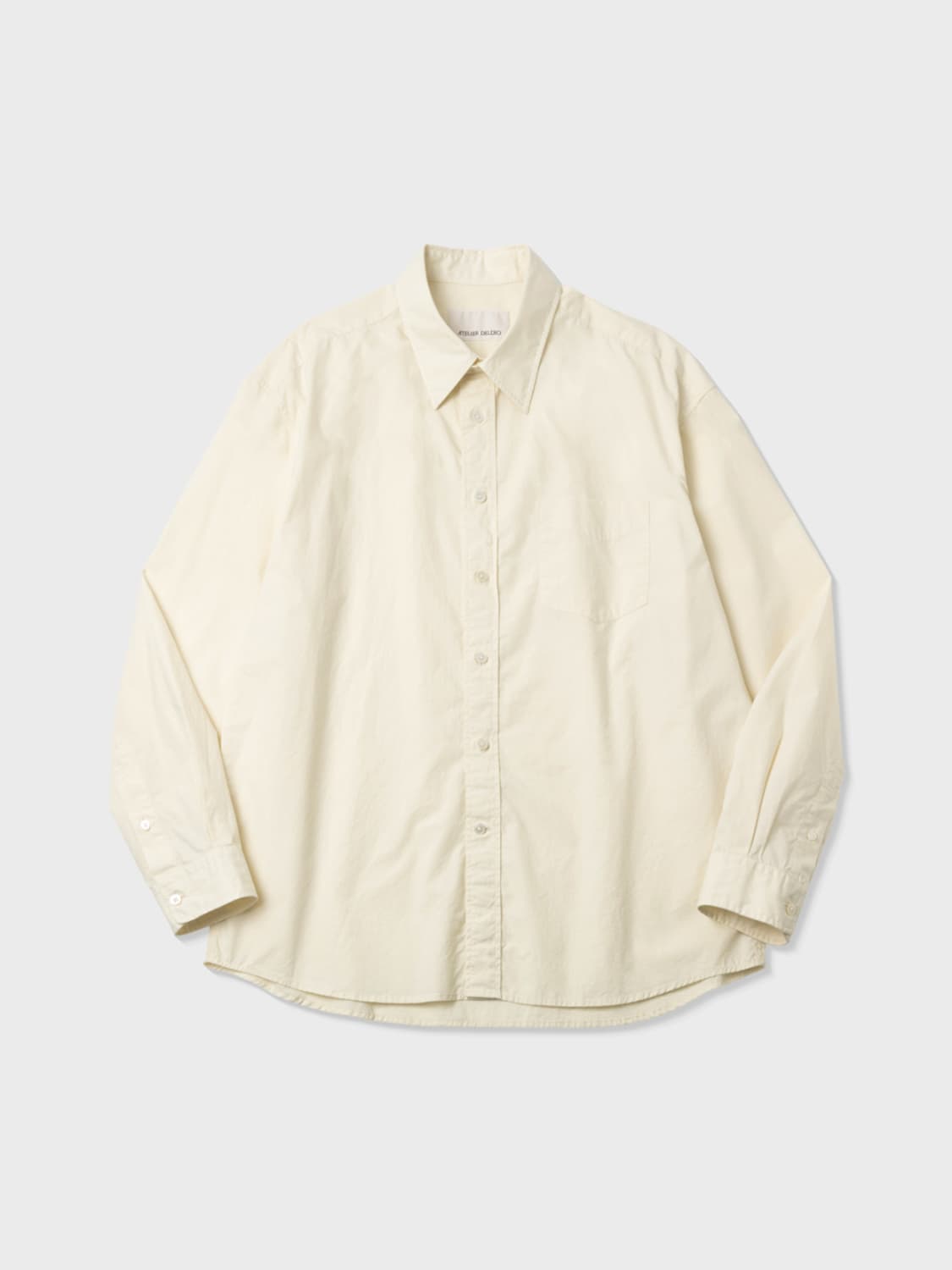 [M] 아틀리에 델디오 코튼 타입라이터 컴포트 셔츠 레몬 / 아틀리에 상품이미지7