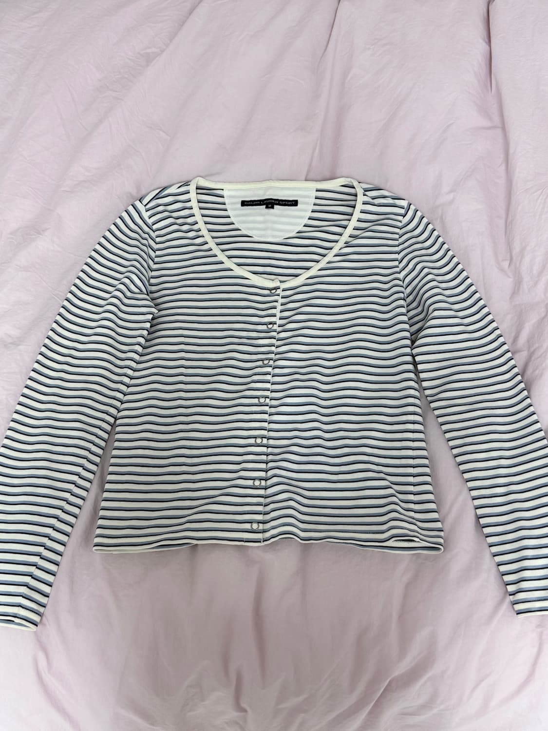 빈티지 폴로 랄프로렌 스포츠 스트라이프 가디건 상품이미지1