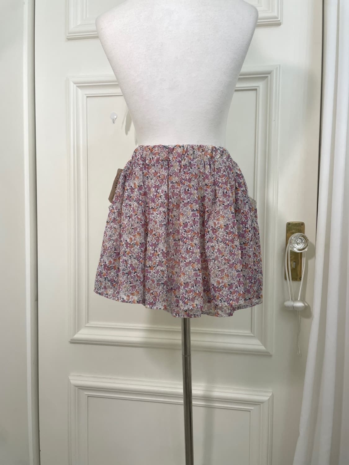 purple flower pocket chiffon banding min 상품이미지4