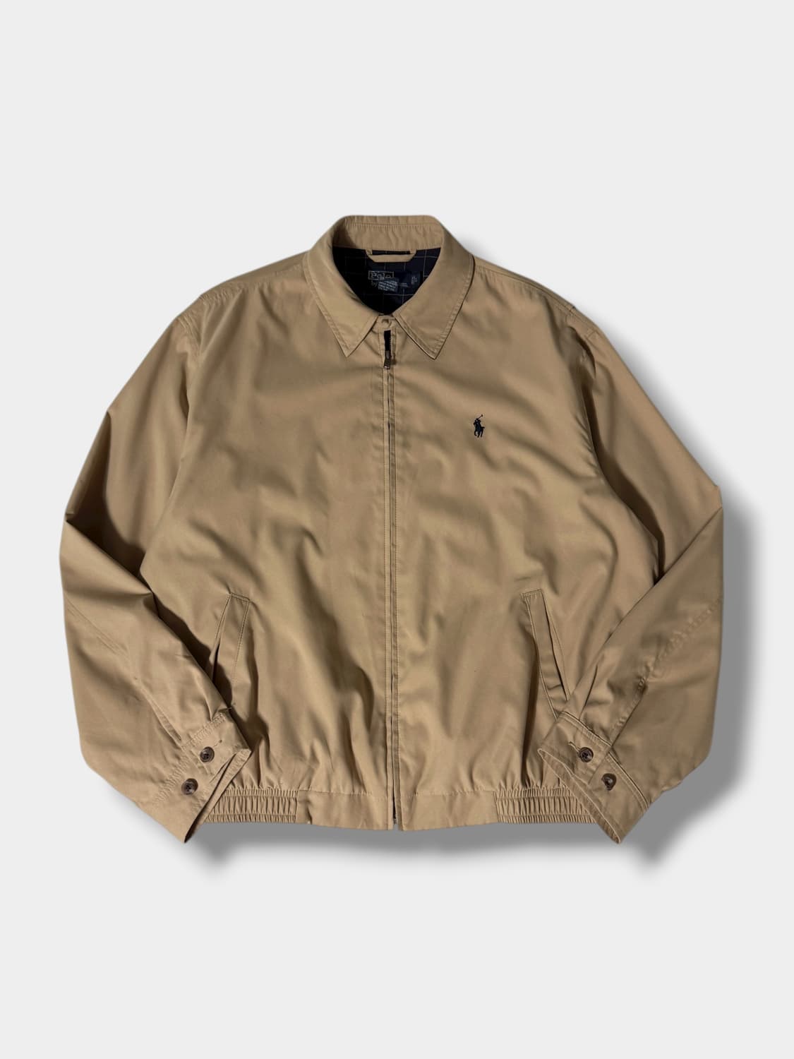 폴로 랄프로렌 루즈핏 베이지 폴리쉘 바이 스윙 자켓 상품이미지1