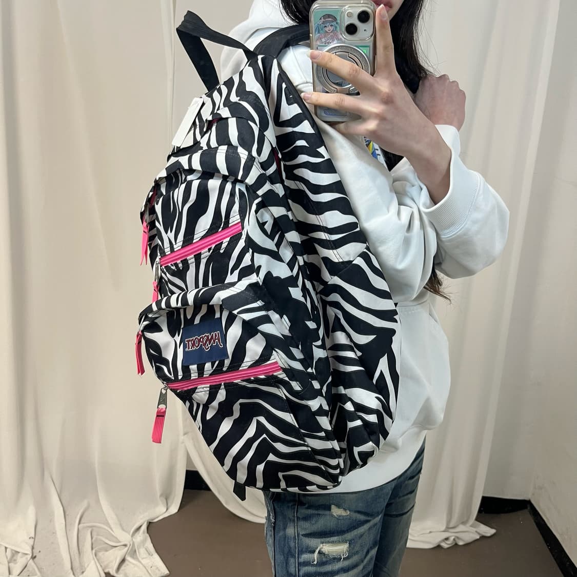 Jansport zebra backpack 상품이미지2