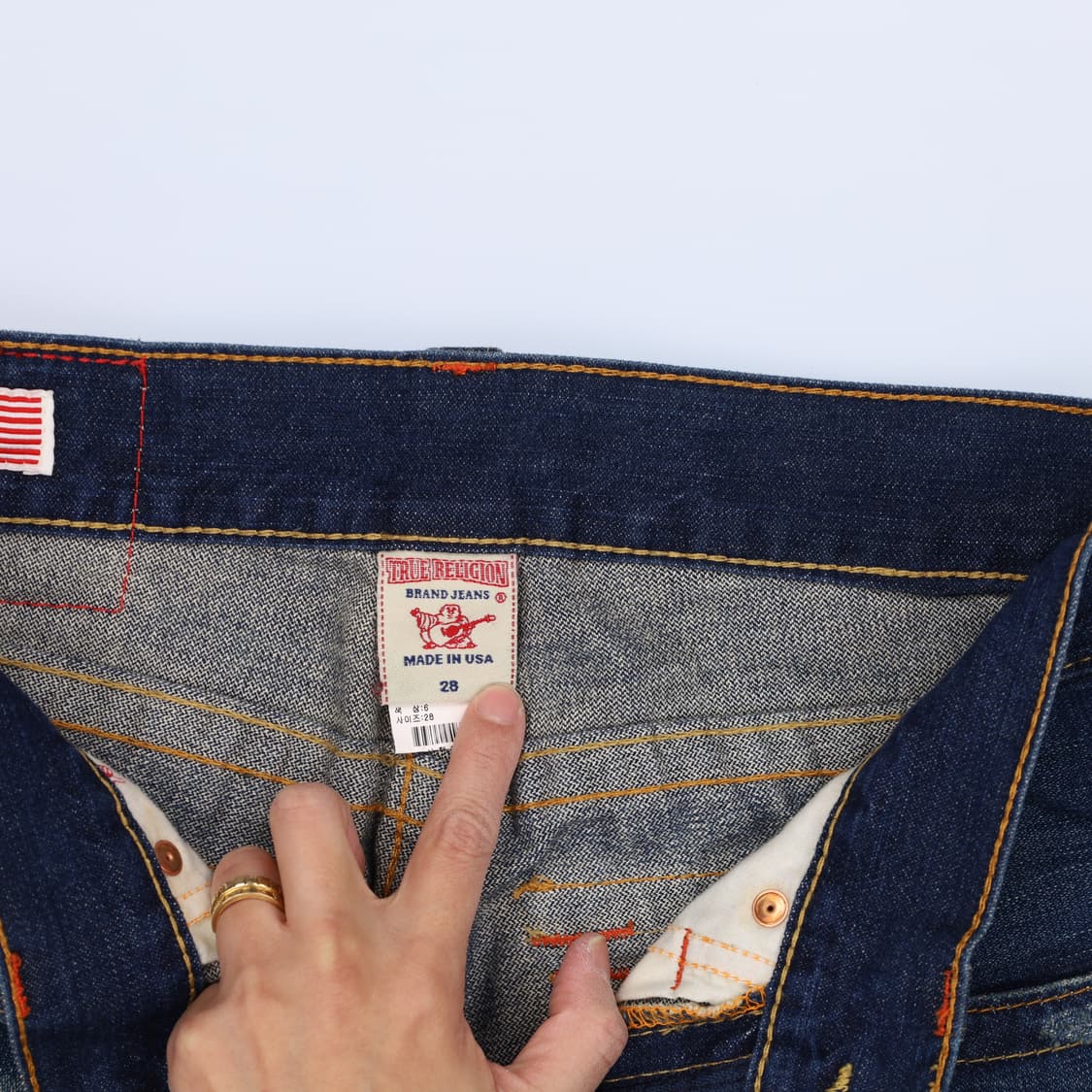 [28] 트루릴리전 여성 부추컷 데님팬츠 1205HR2 상품이미지5