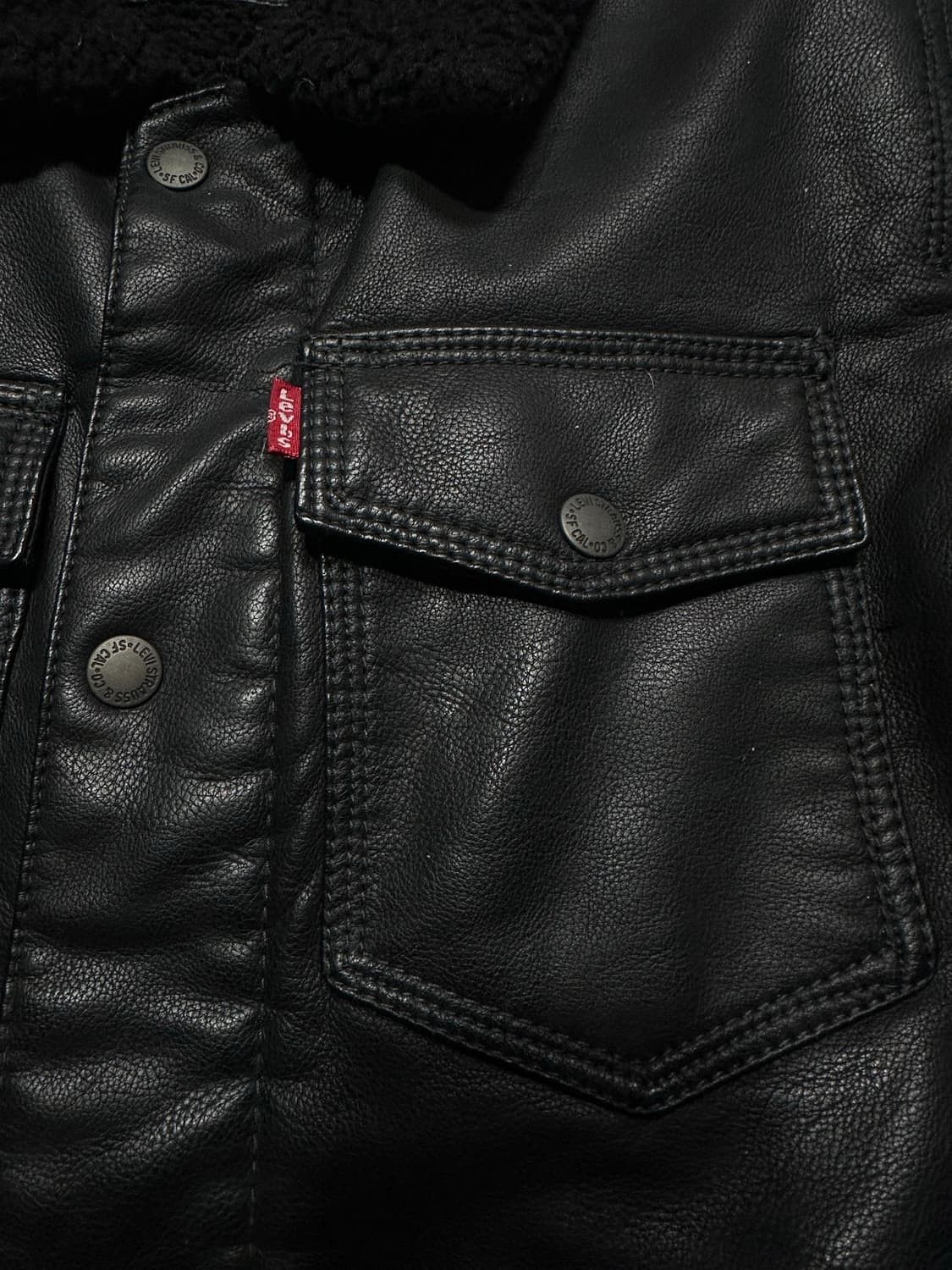 리바이스 쉐르파 블랙 자켓 상품이미지4